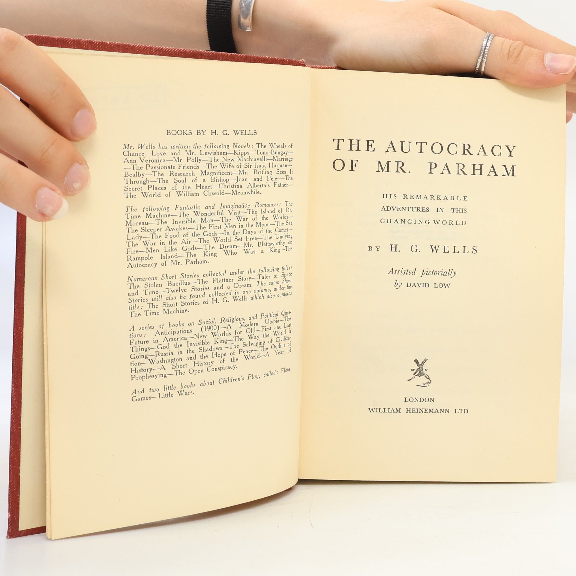 H. G. Wells The Autocracy of Mr. Parham