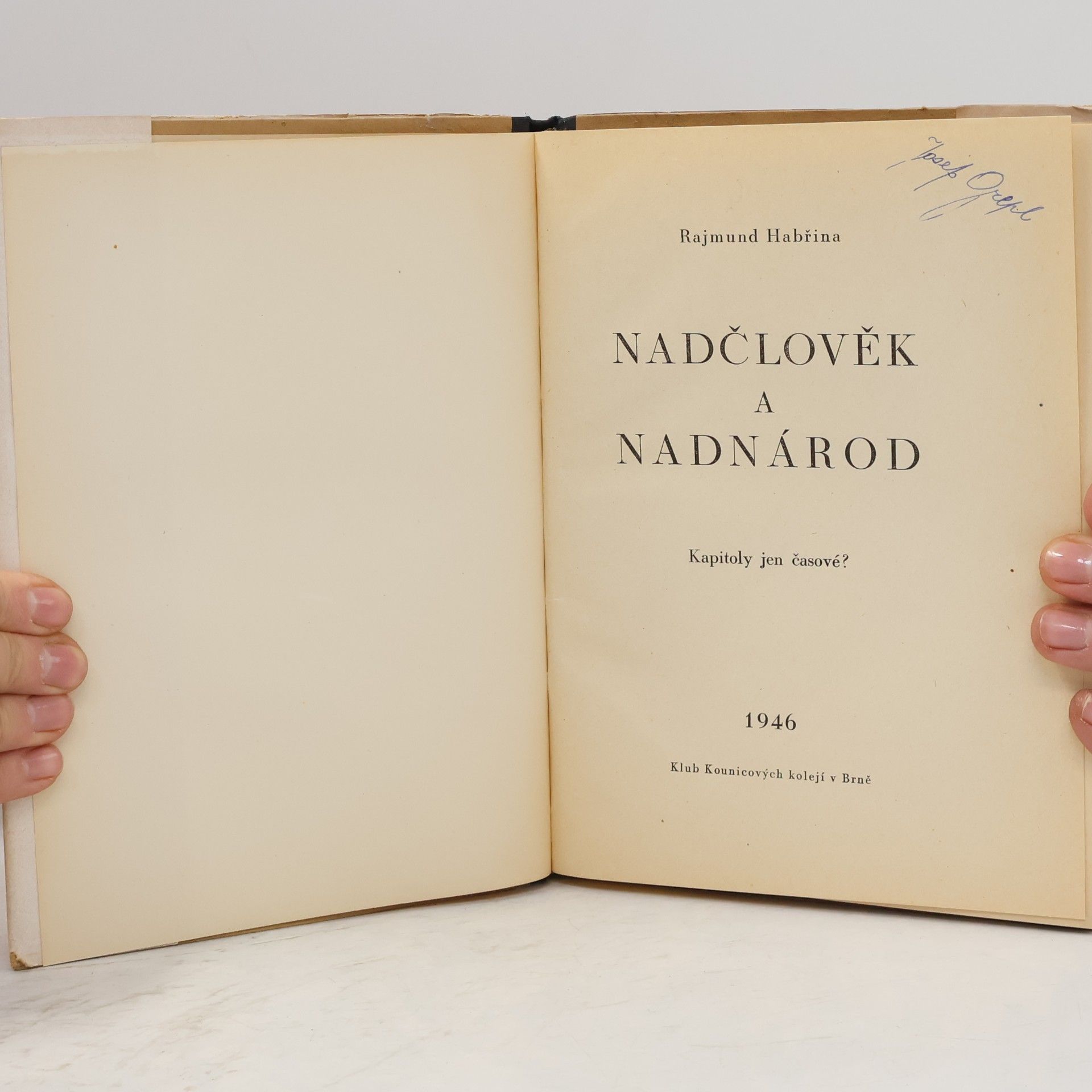 Rajmund Habřina Nadčlověk a nadnárod