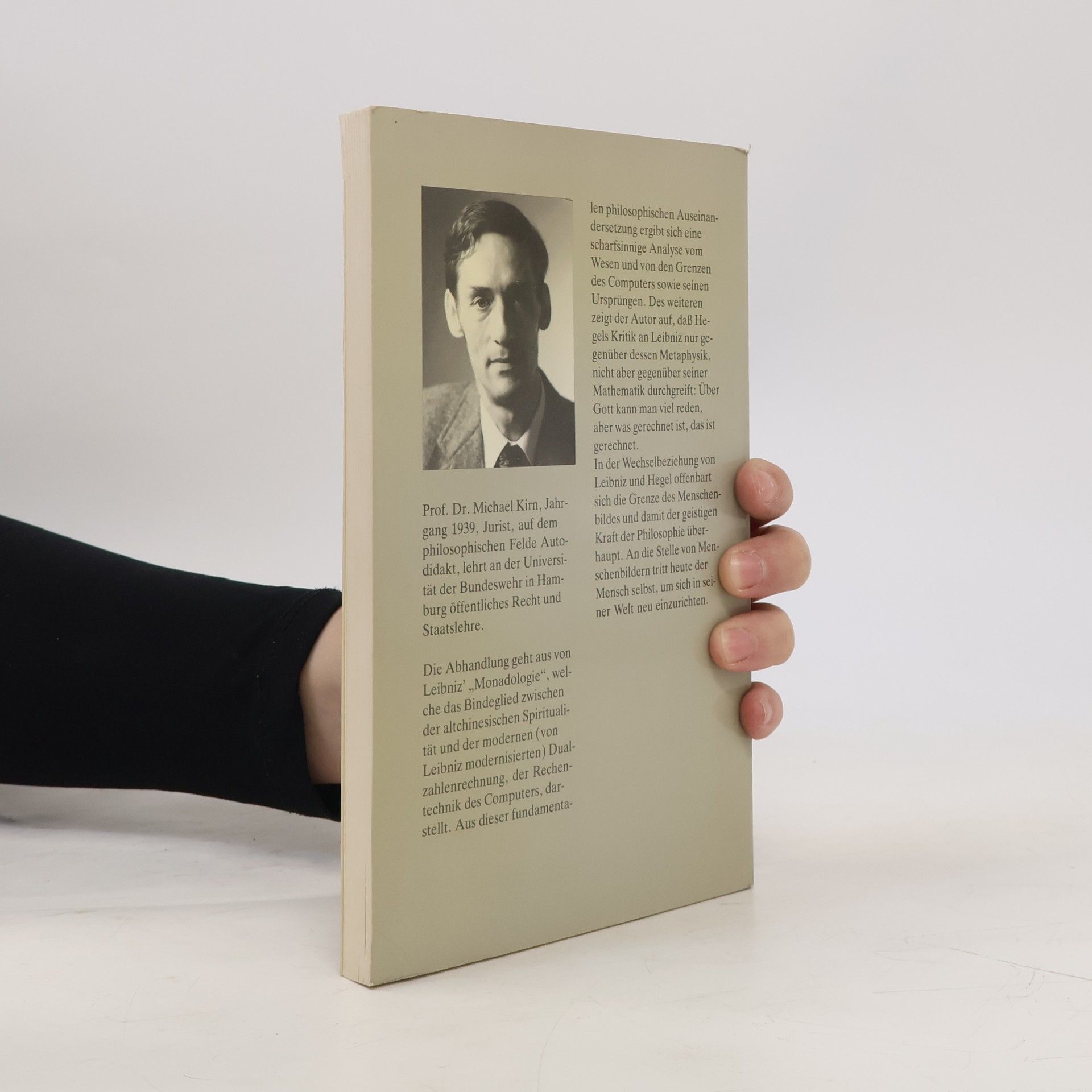 Michael Kirn Der Computer und das Menschenbild der Philosophie