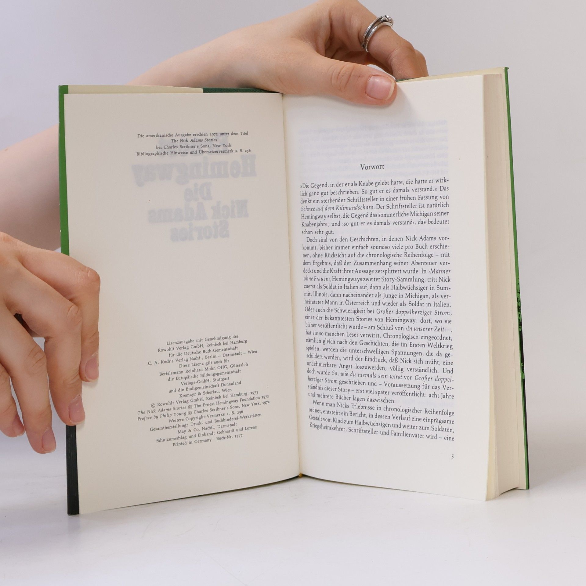 Ernest Hemingway Die Nick Adams Stories