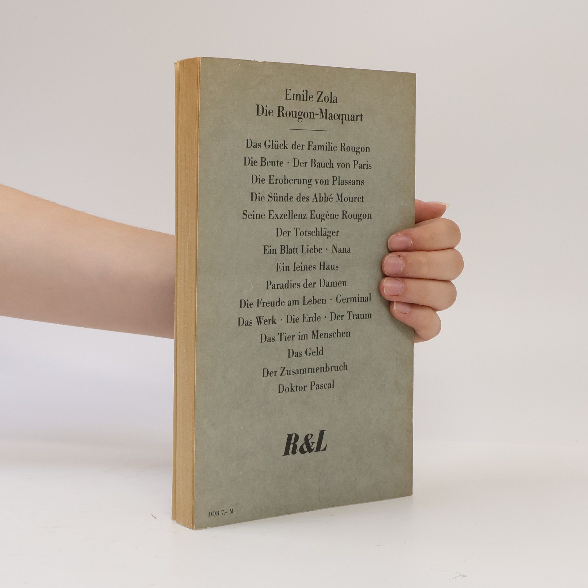 Émile Zola Ein Blatt Liebe