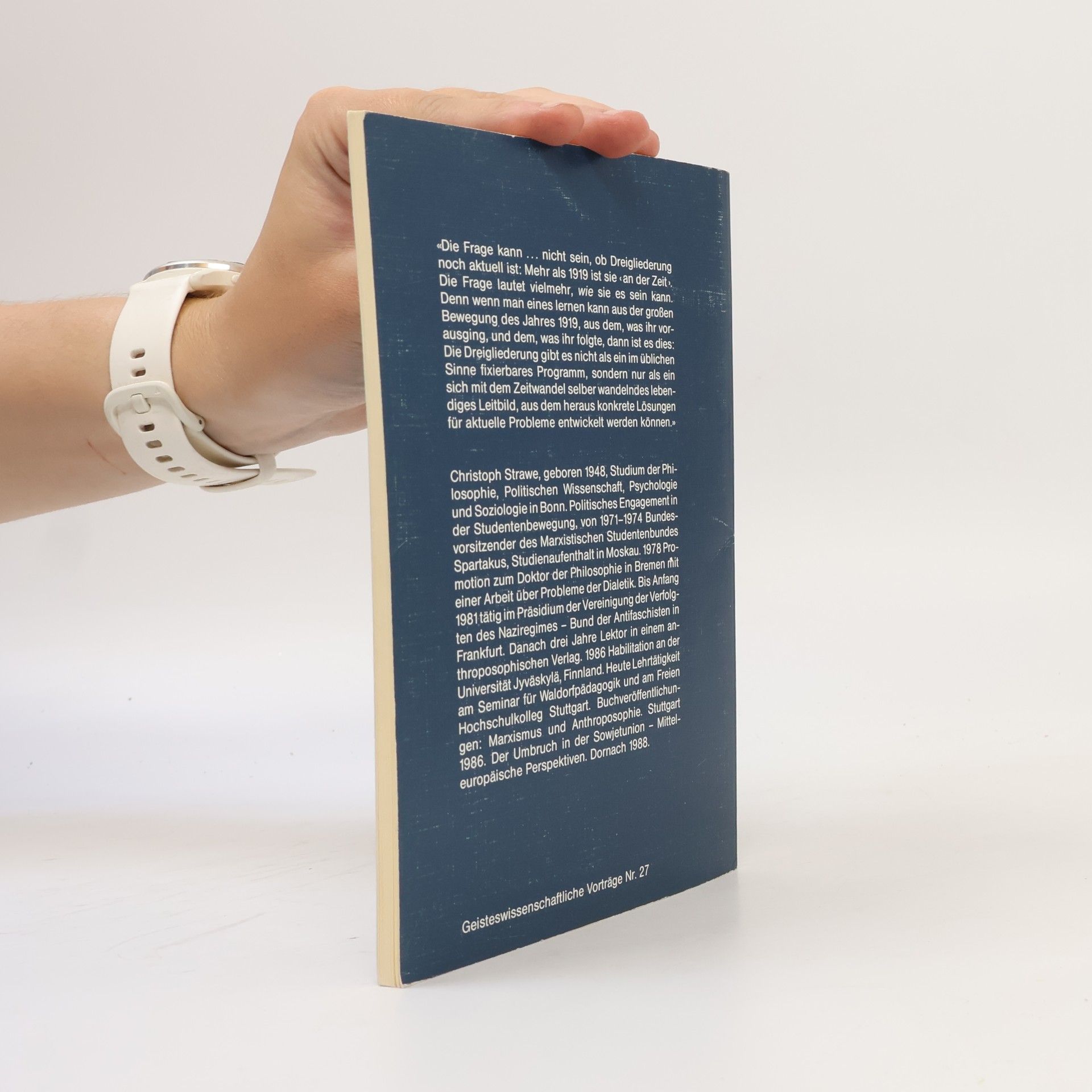Christoph Strawe Soziale Dreigliederung
