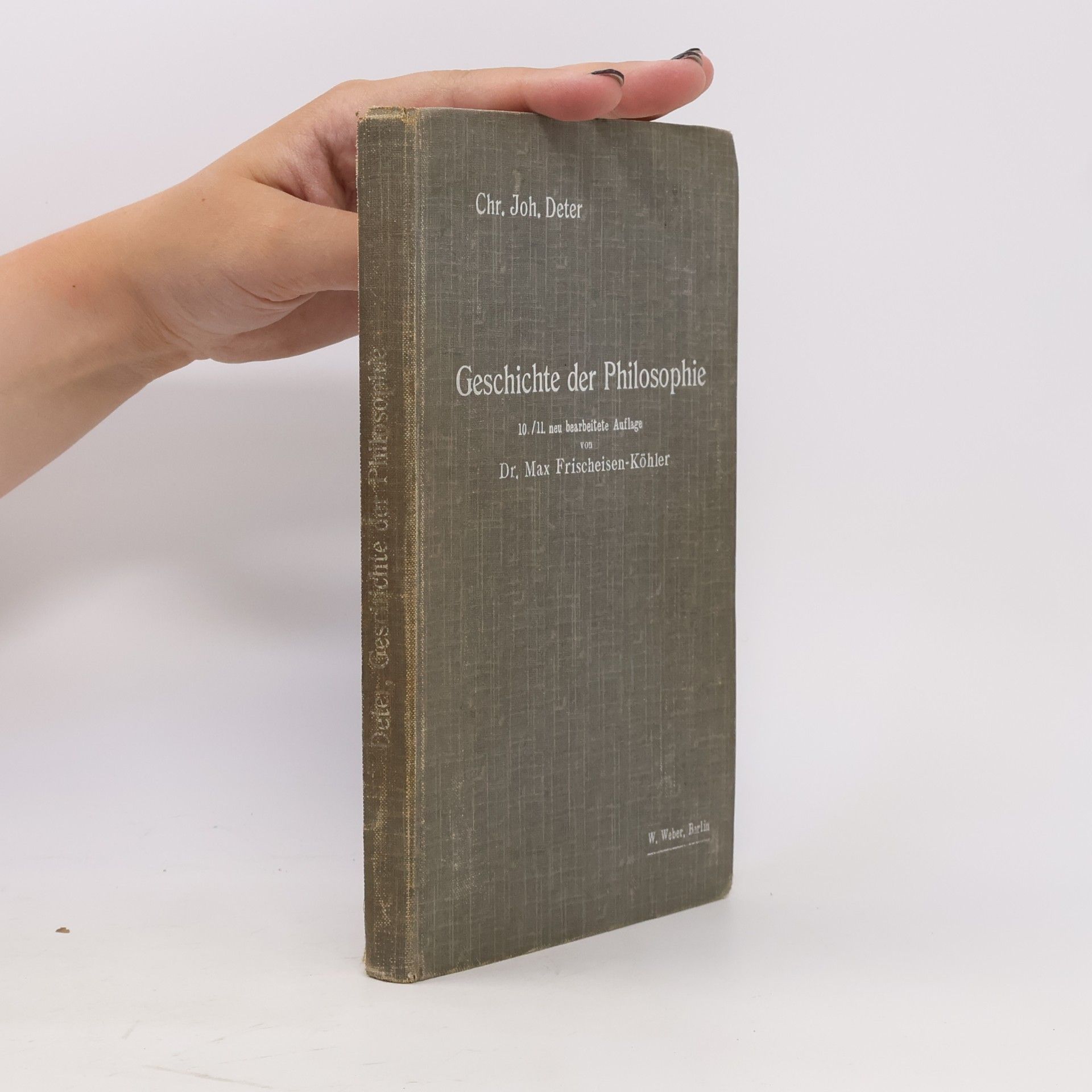 Chr. Joh. Deter Geschichte der Philosophie