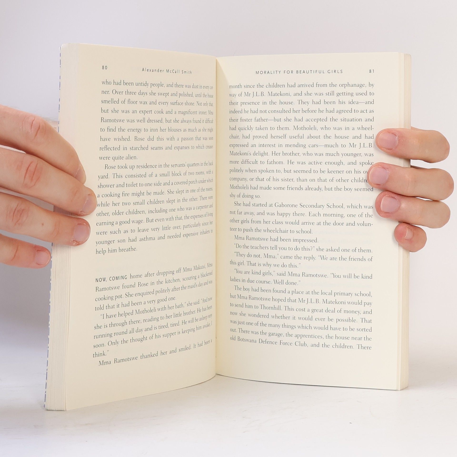 Alexander McCall Smith Morality for Beautiful Girls