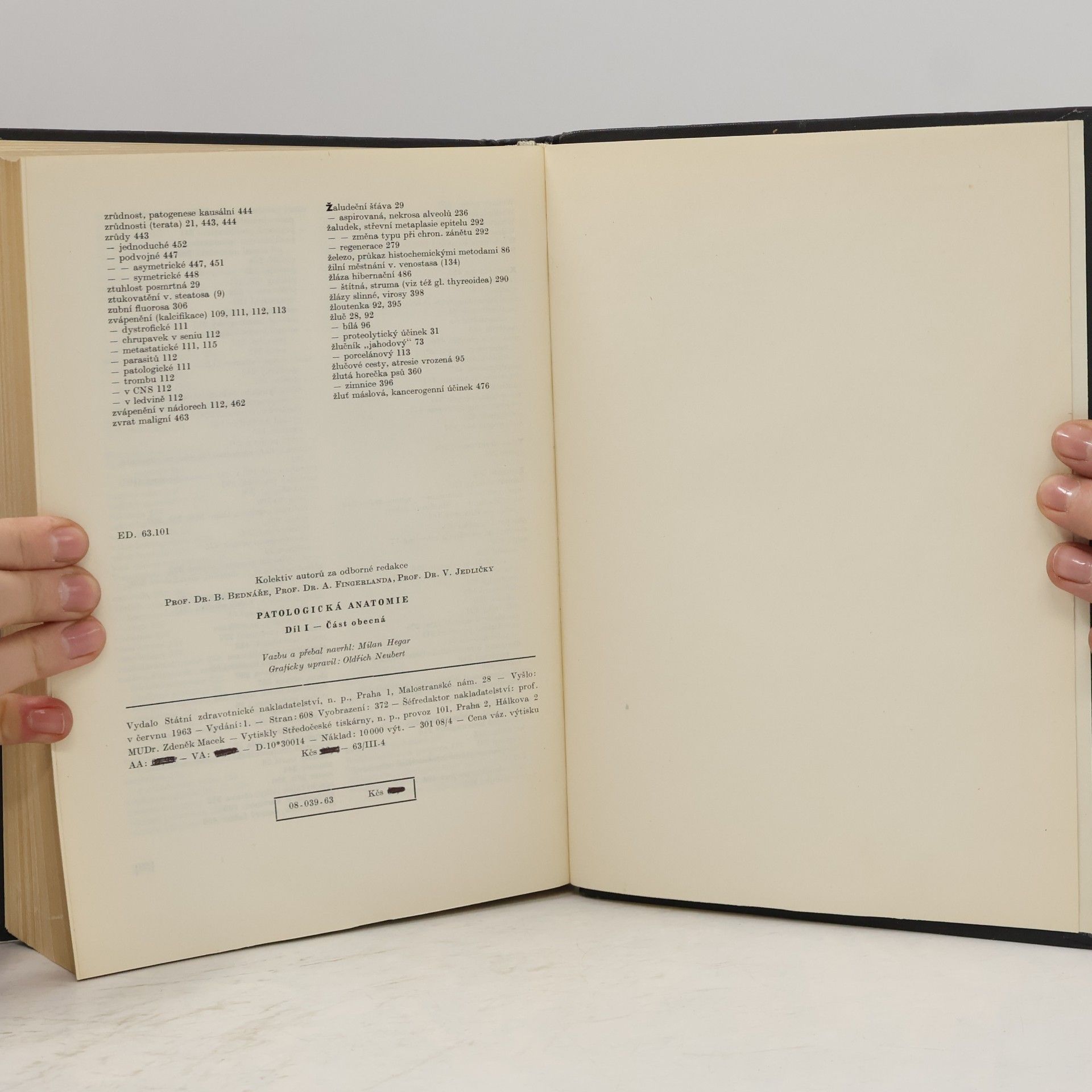 B. Bednář Patologická anatomie díl I. - část obecná