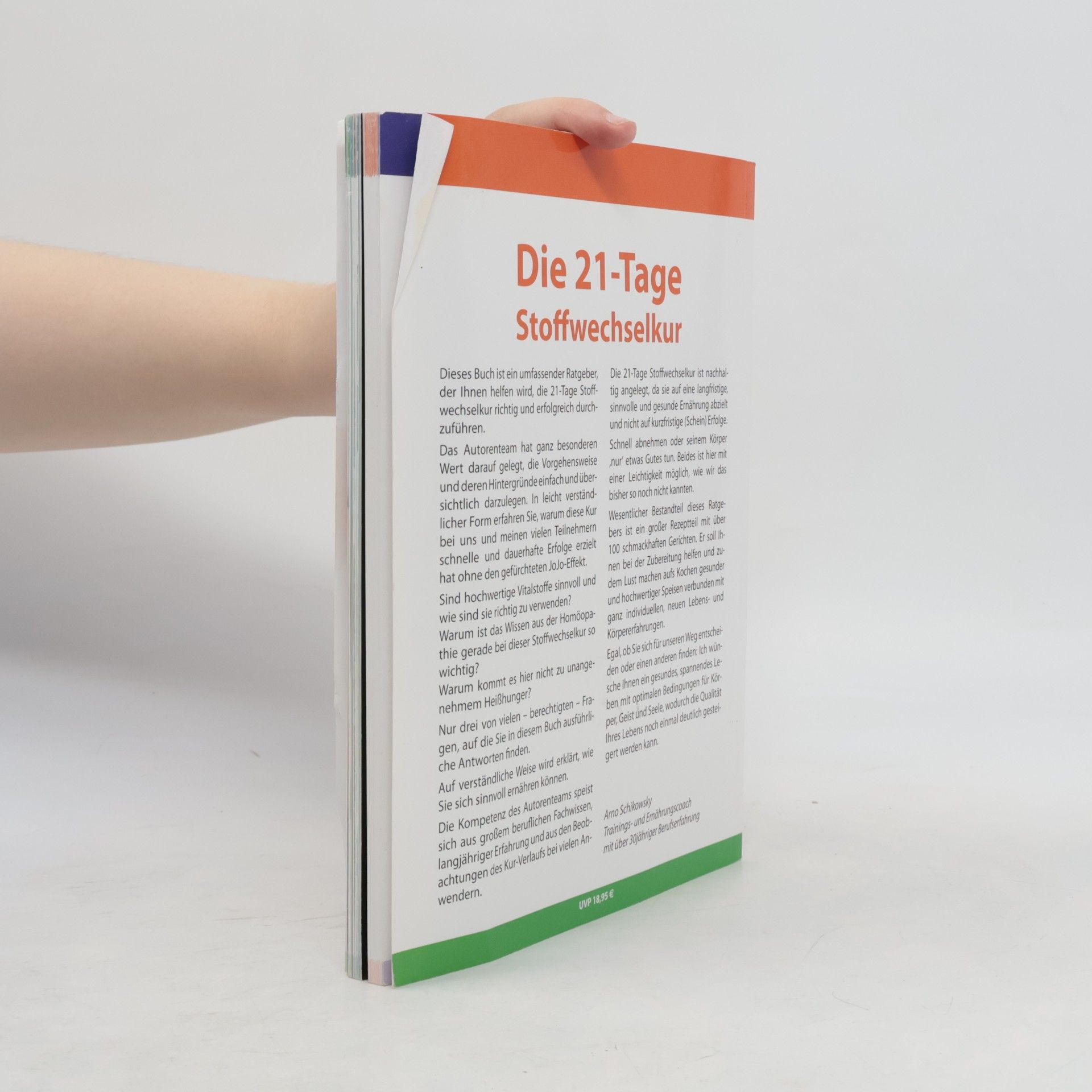 Rudolf Binder Die 21-Tage Stoffwechselkur – Das Original