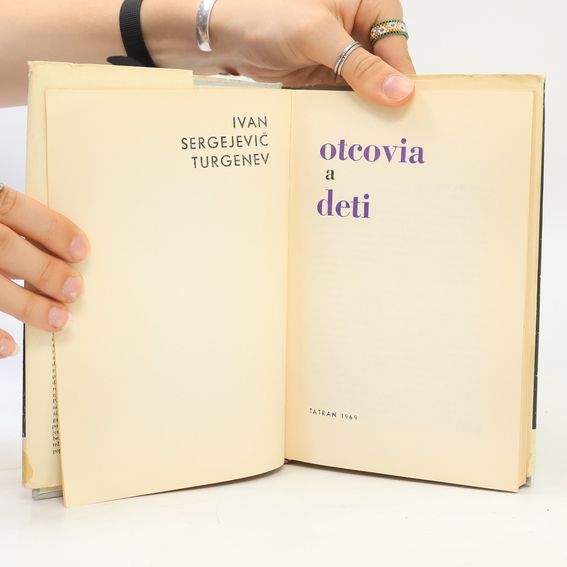 Ivan Sergejevič Turgenev Otcovia a deti