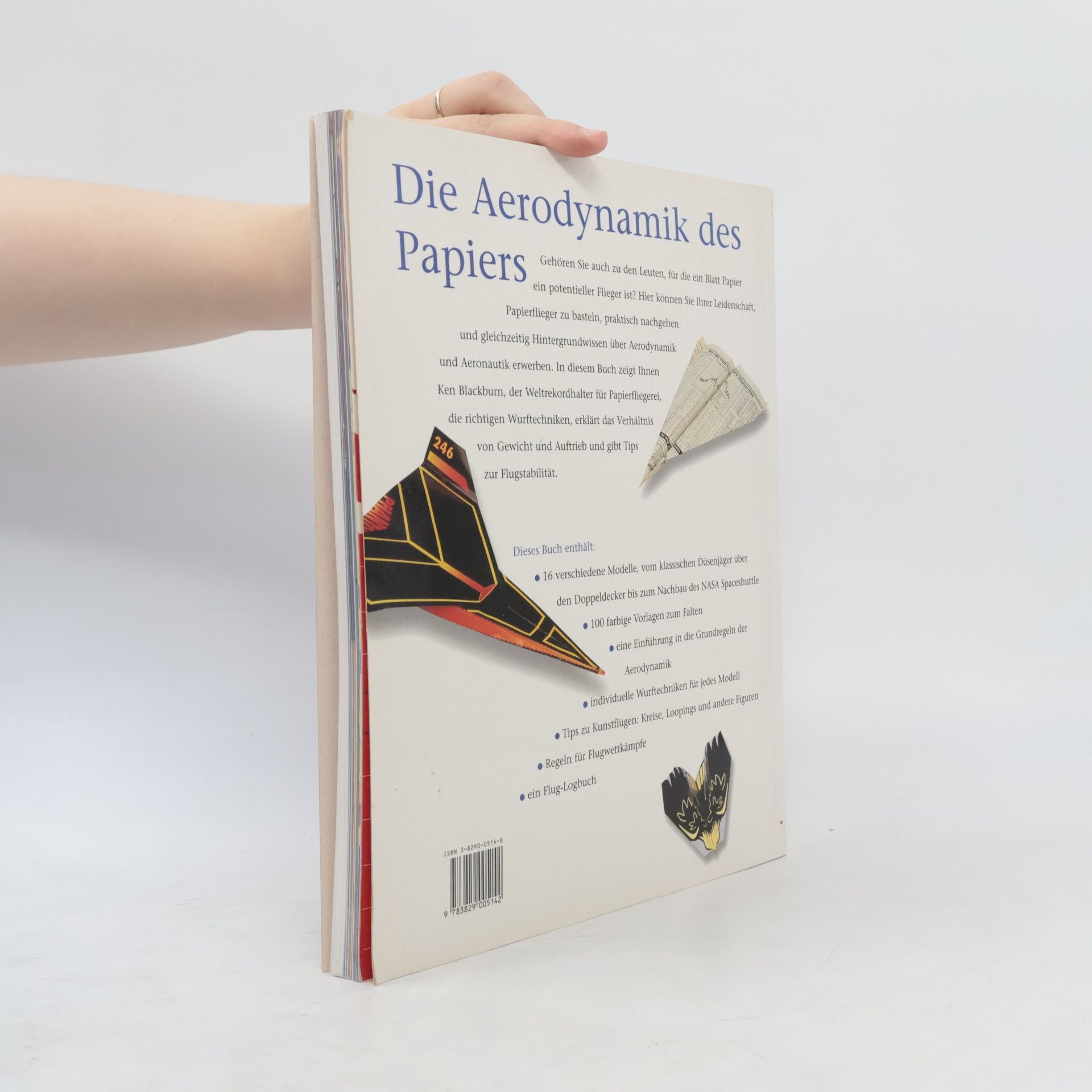 Ken Blackburn Papierflugzeuge