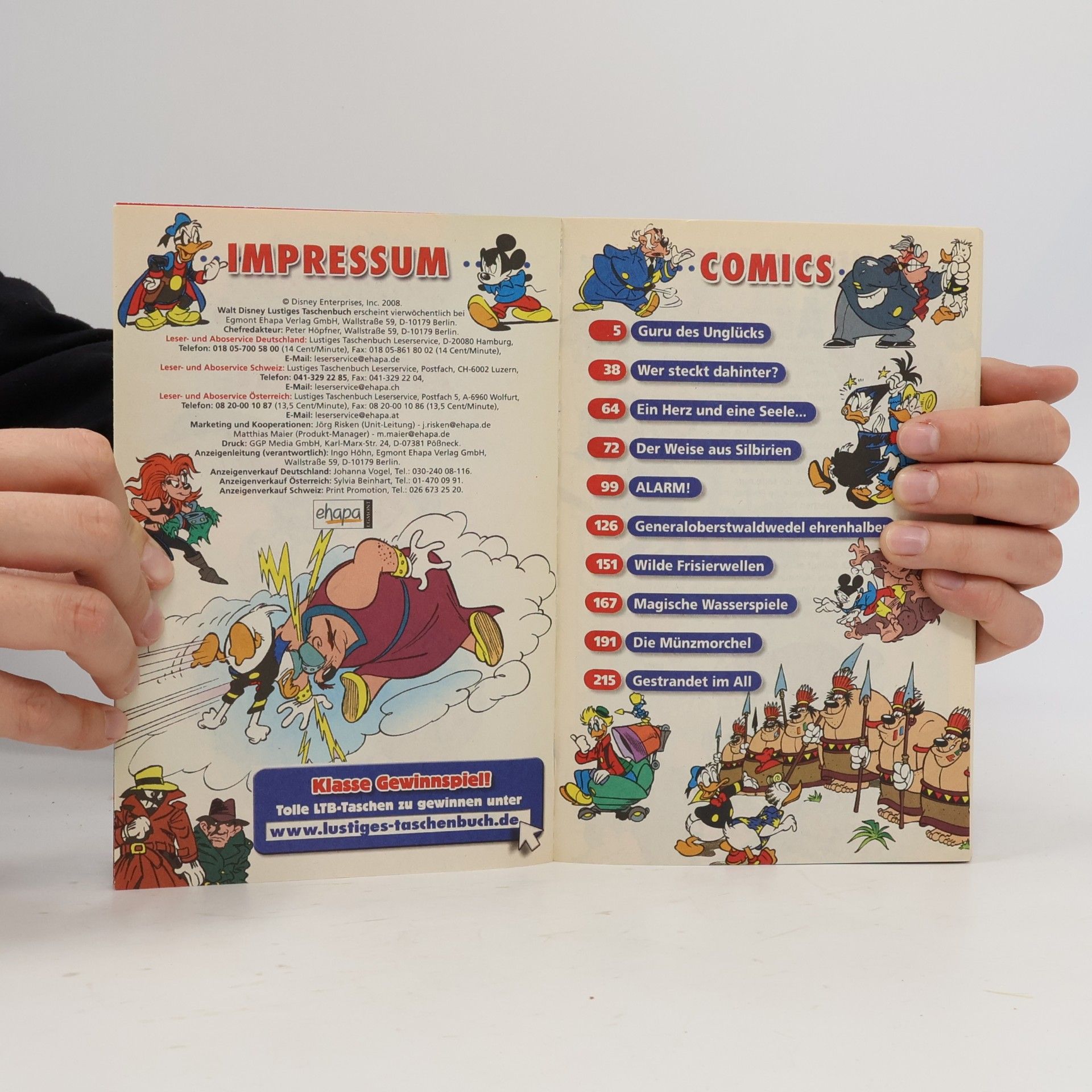 Walt Disney Lustiges Taschenbuch 372. Alarm!