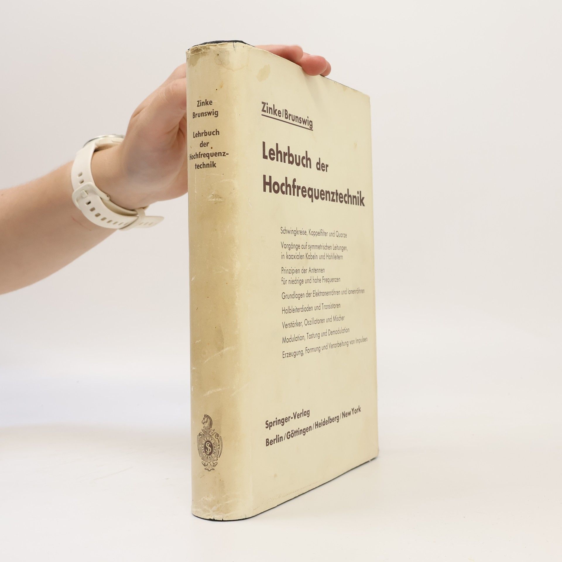 Otto Zinke Lehrbuch der Hochfrequenztechnik