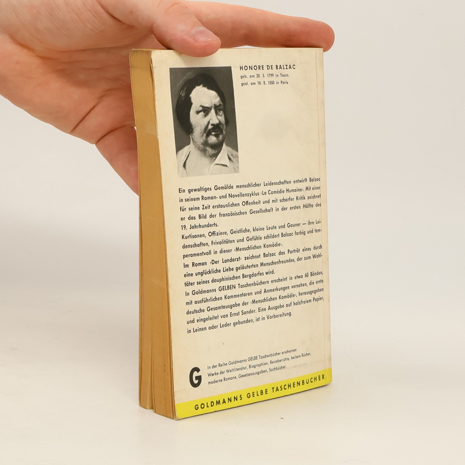 Honoré de Balzac Der Landarzt