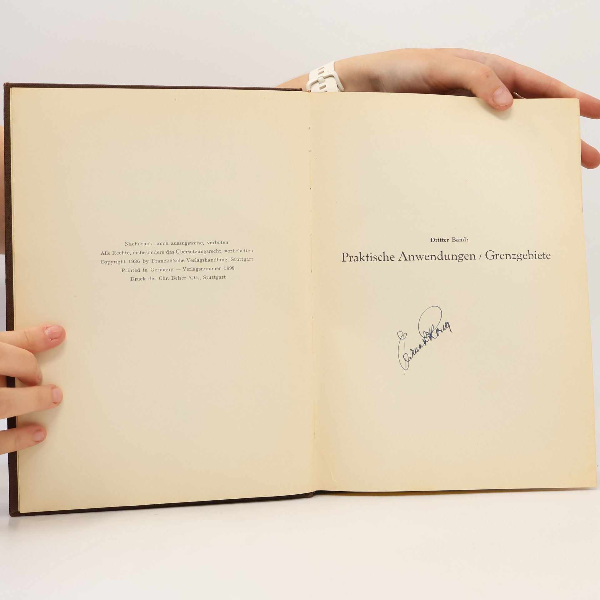 Autorenkollektiv Handbuch der Funktechnik und ihrer Grenzgebiete. Dritter Band