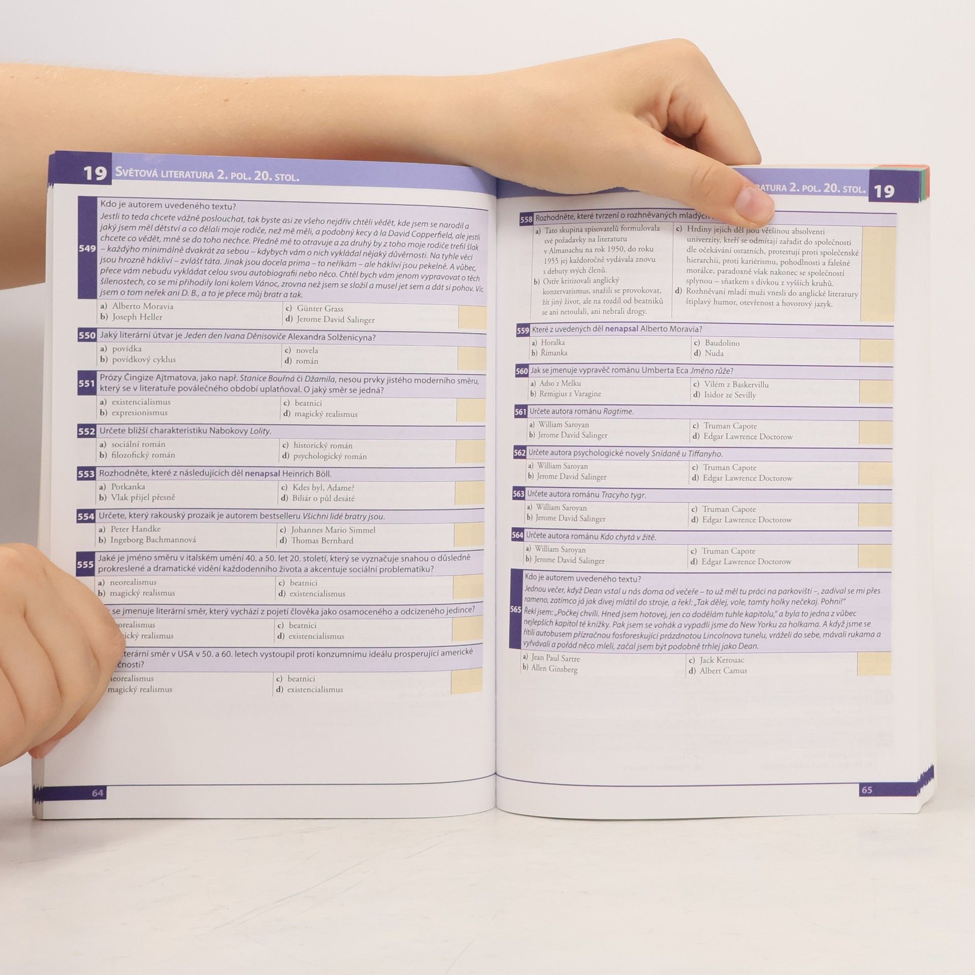 Roman Kanda Literatura. Testové úlohy