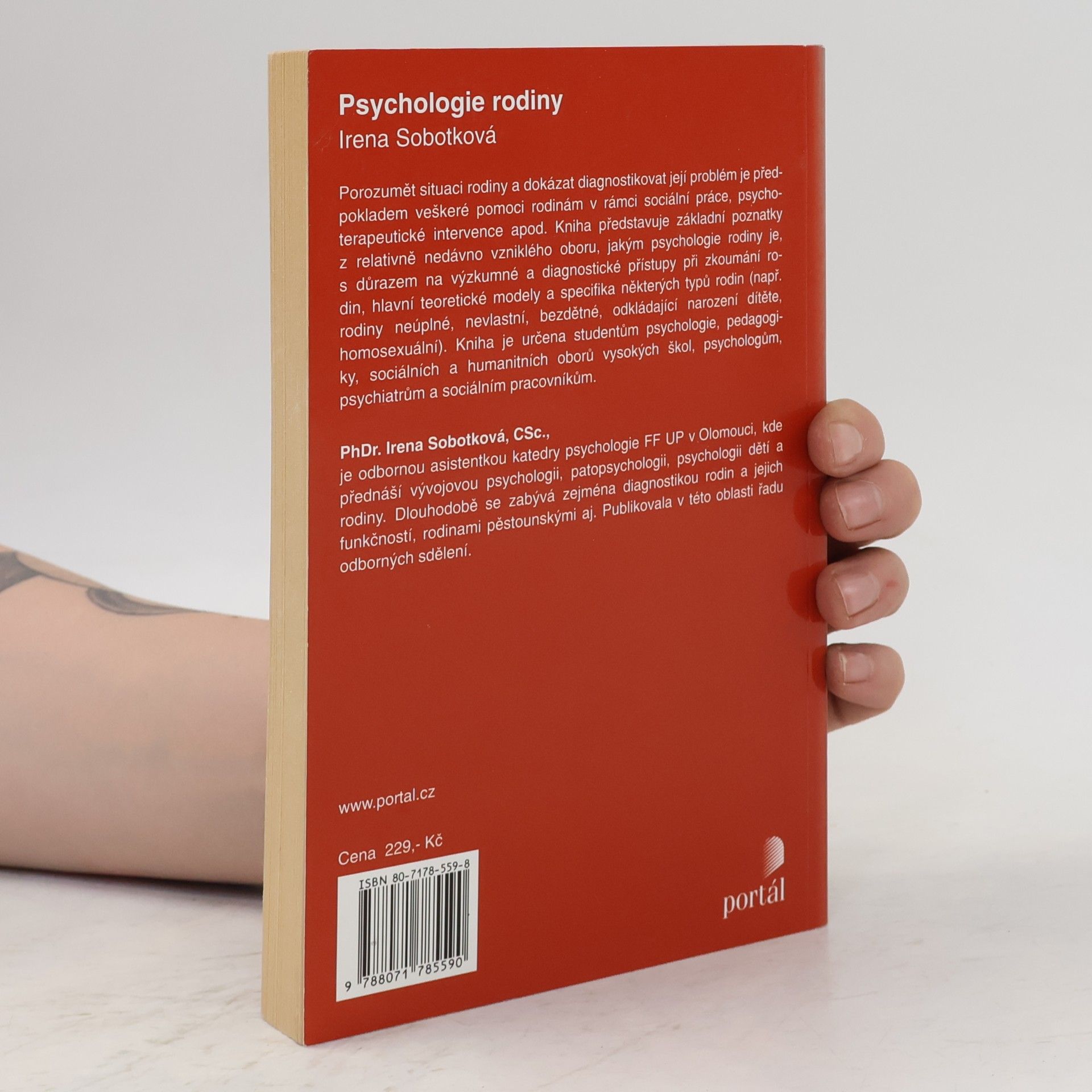 Irena Sobotková Psychologie rodiny