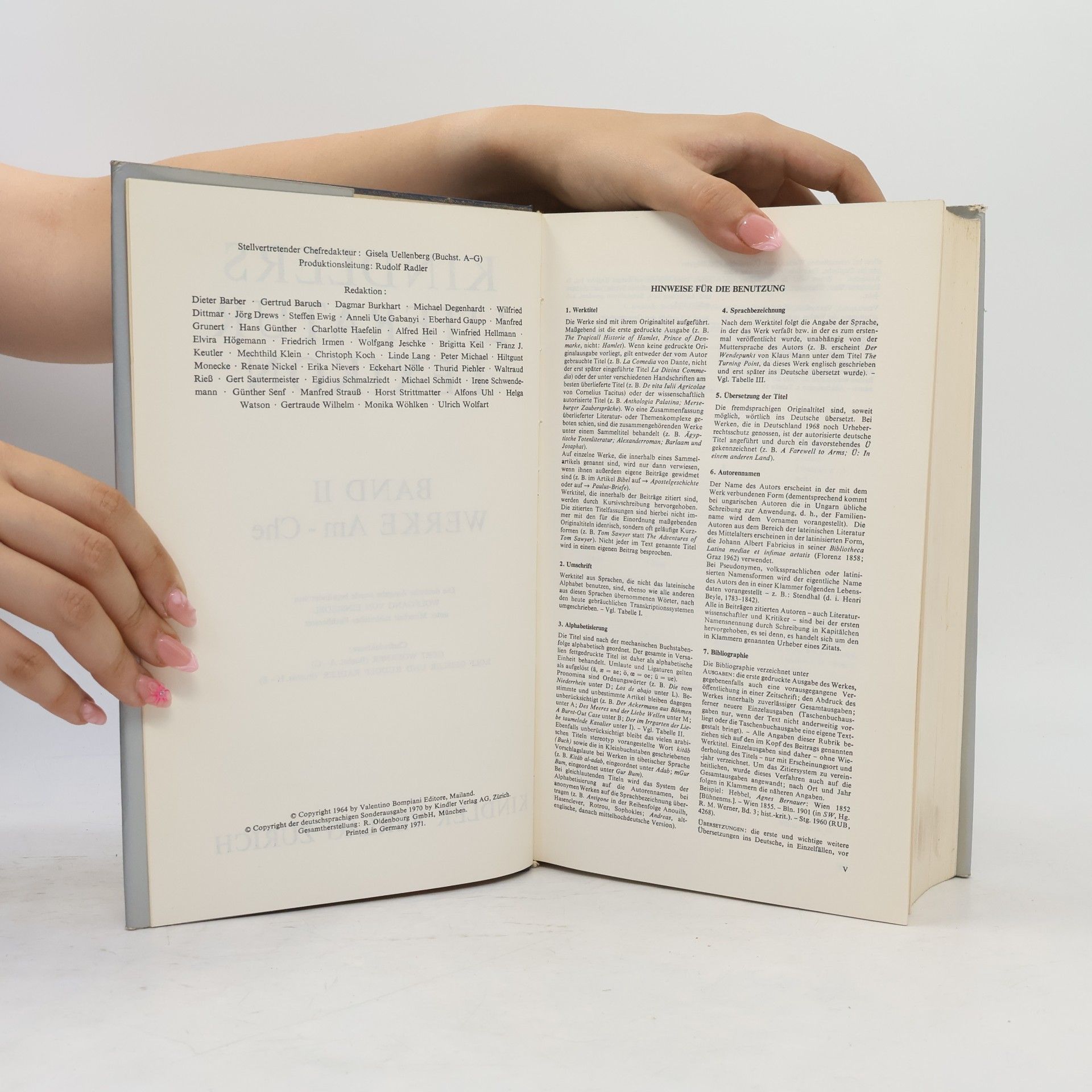 Various authors Kindlers Literatur Lexikon II. Am - Che