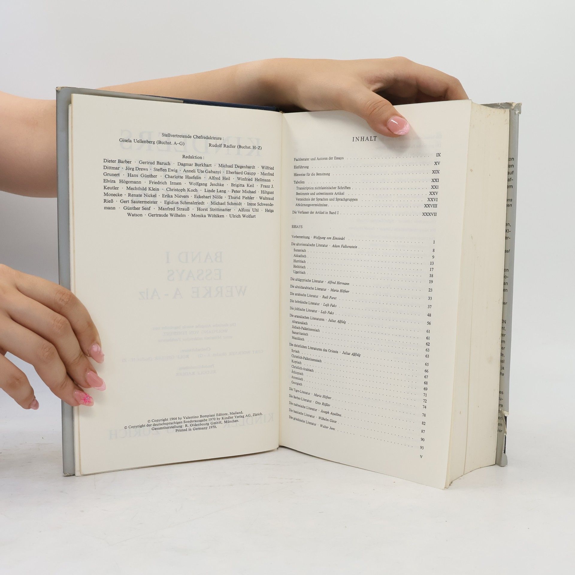 Autorenkollektiv Kindlers Literatur Lexikon I