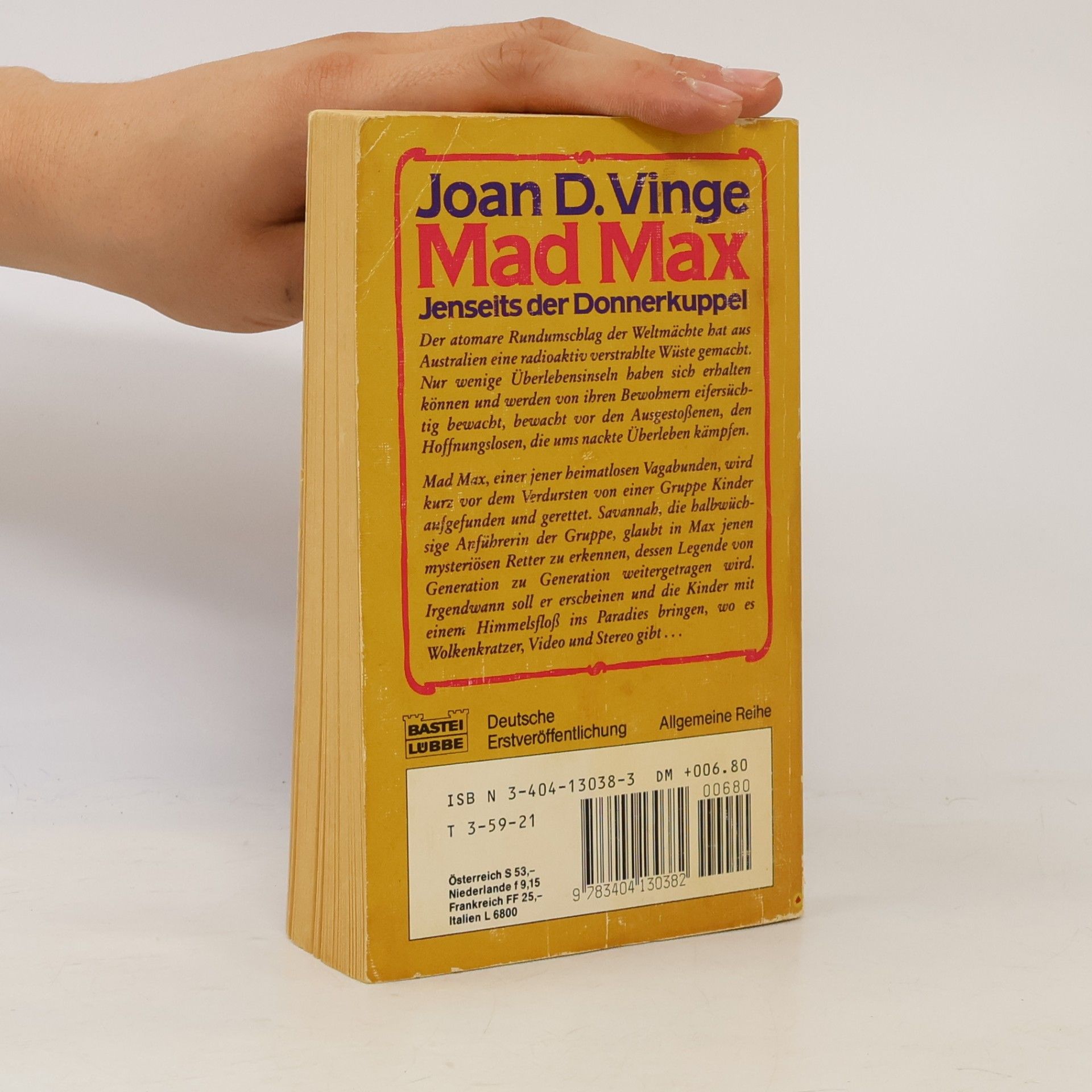 Joan D. Vinge Mad Max. Jenseits d. Donnerkuppel. Das große Filmabenteuer