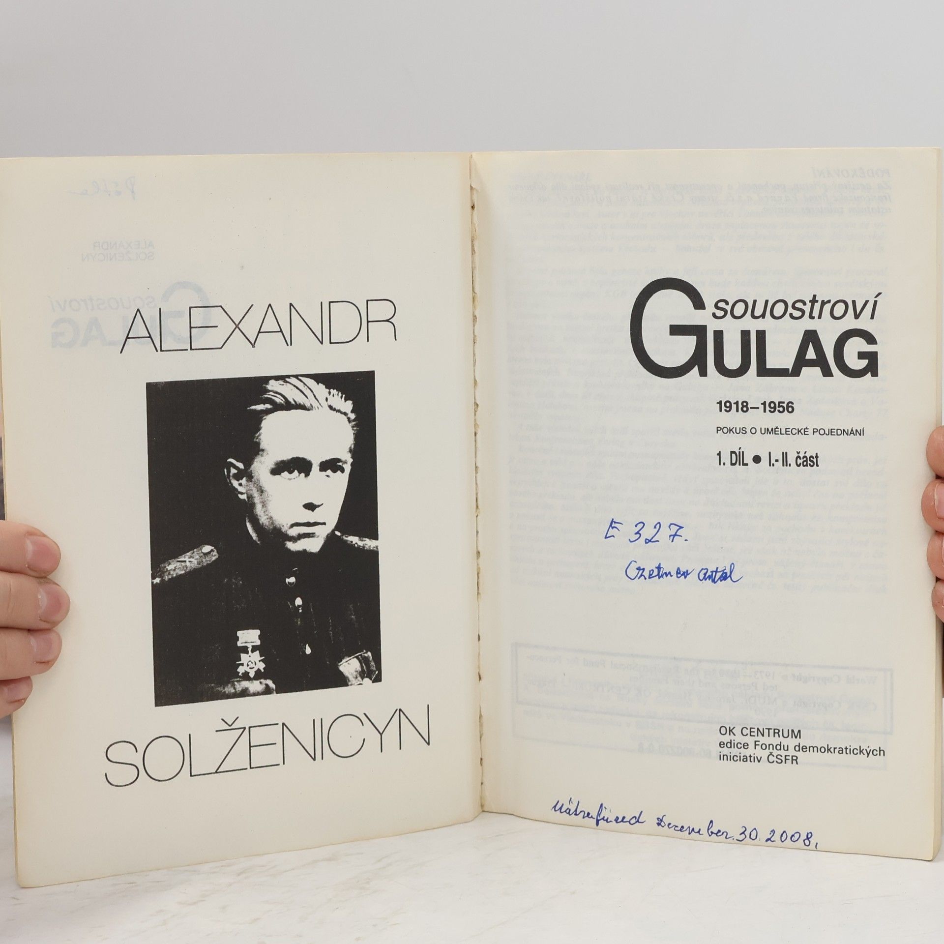 Aleksandr Solzhenitsyn Souostroví Gulag 1