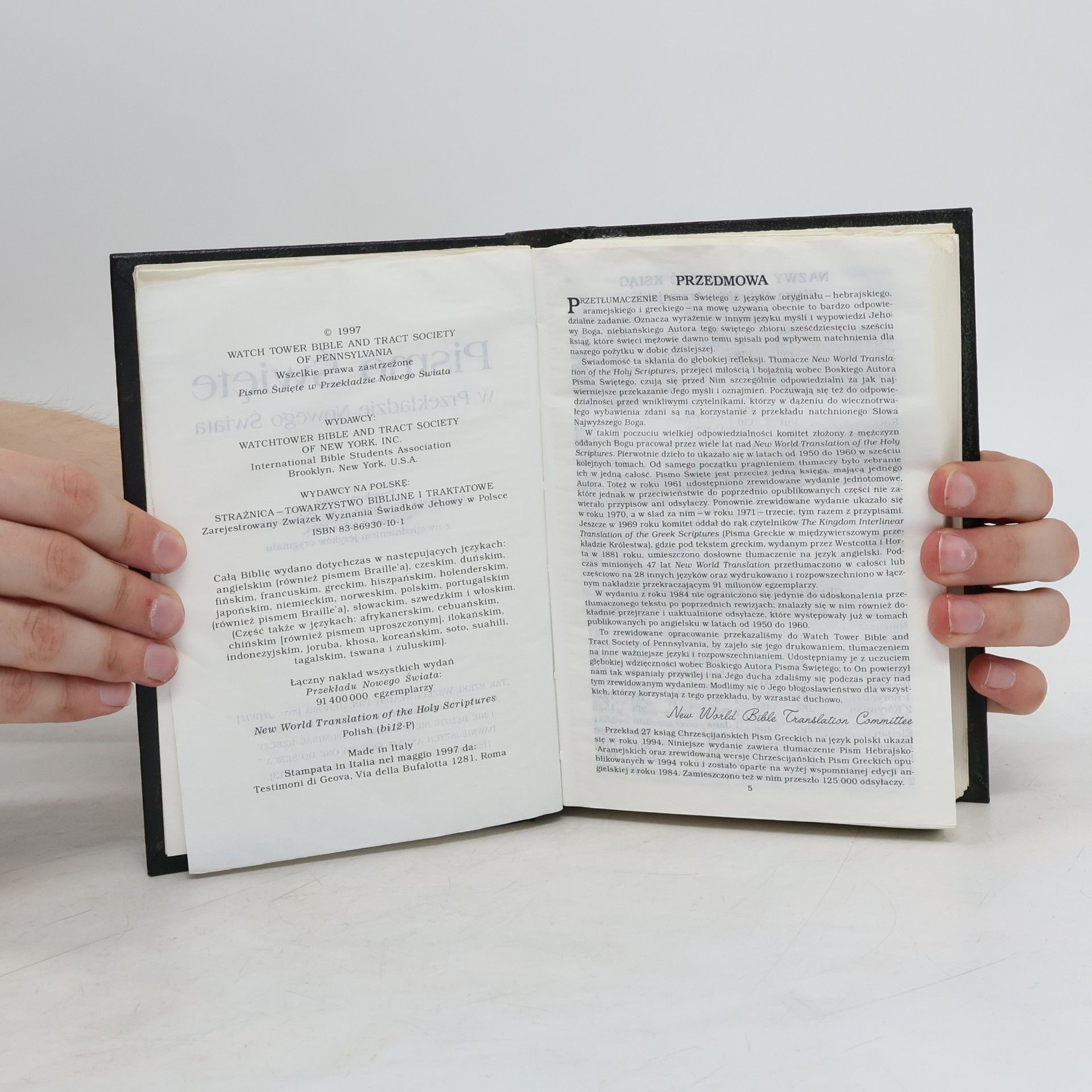 Autores varios Pismo Święte w Przekładzie Nowego Świata
