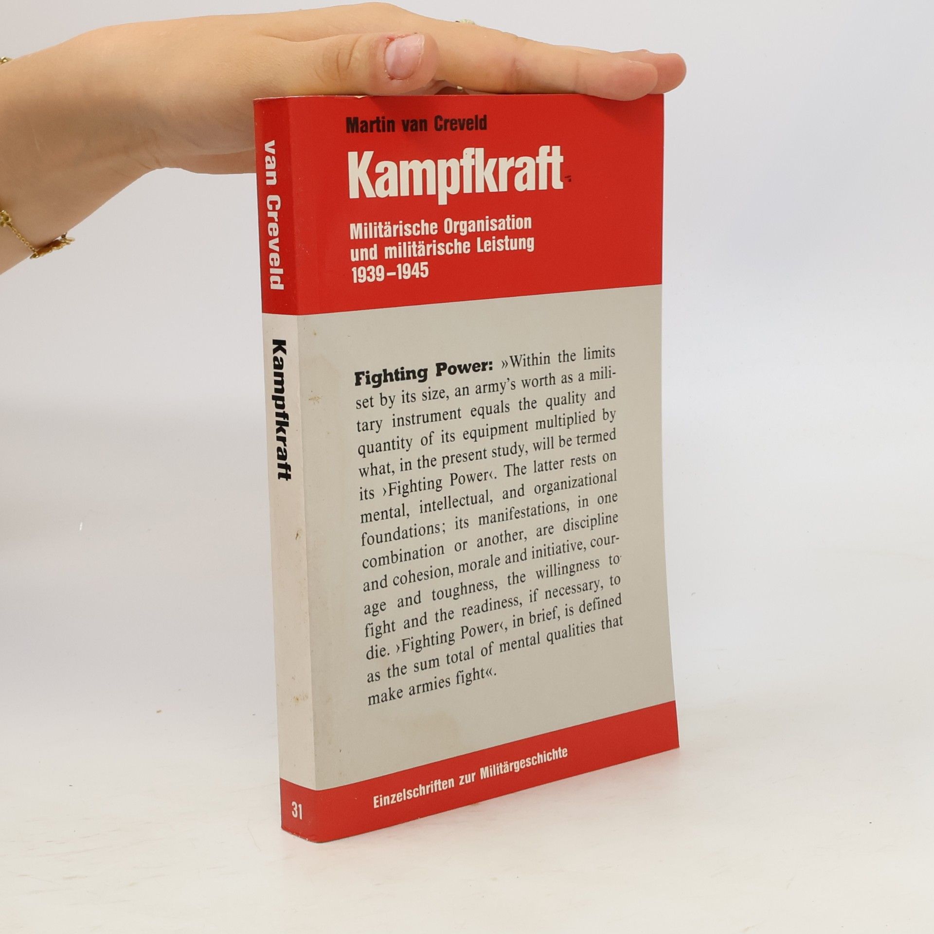Martin van Creveld Kampfkraft