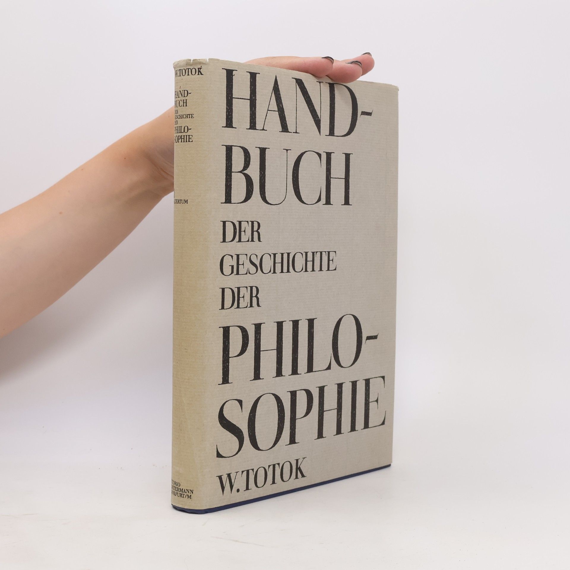 Handbuch der Geschichte der Philosophie