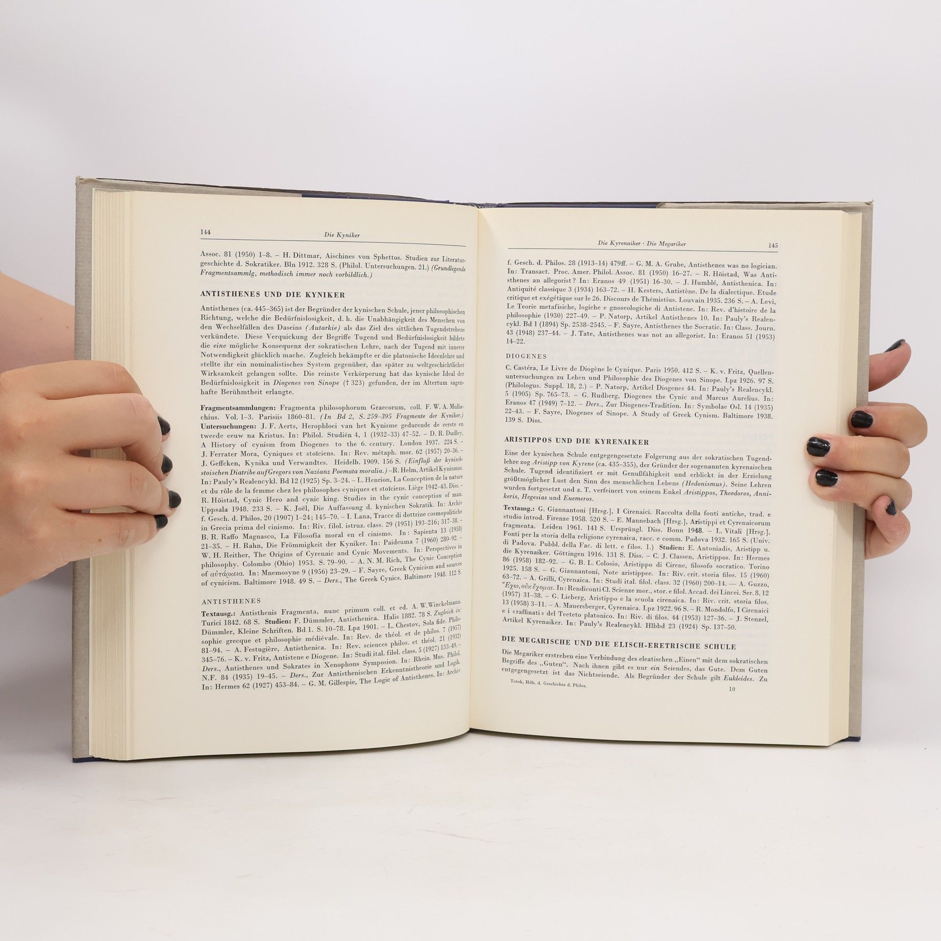 Wilhelm Totok Handbuch der Geschichte der Philosophie