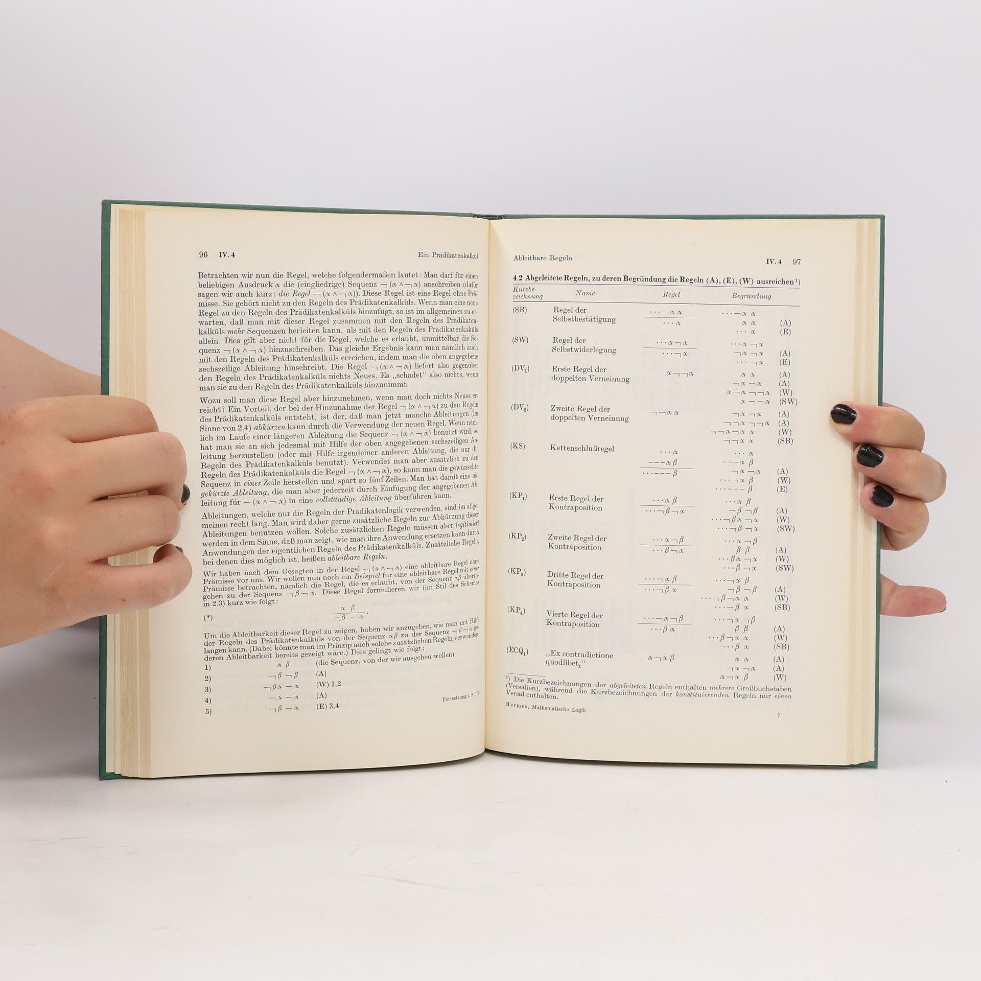 Hans Hermes Einführung in die mathematische Logik