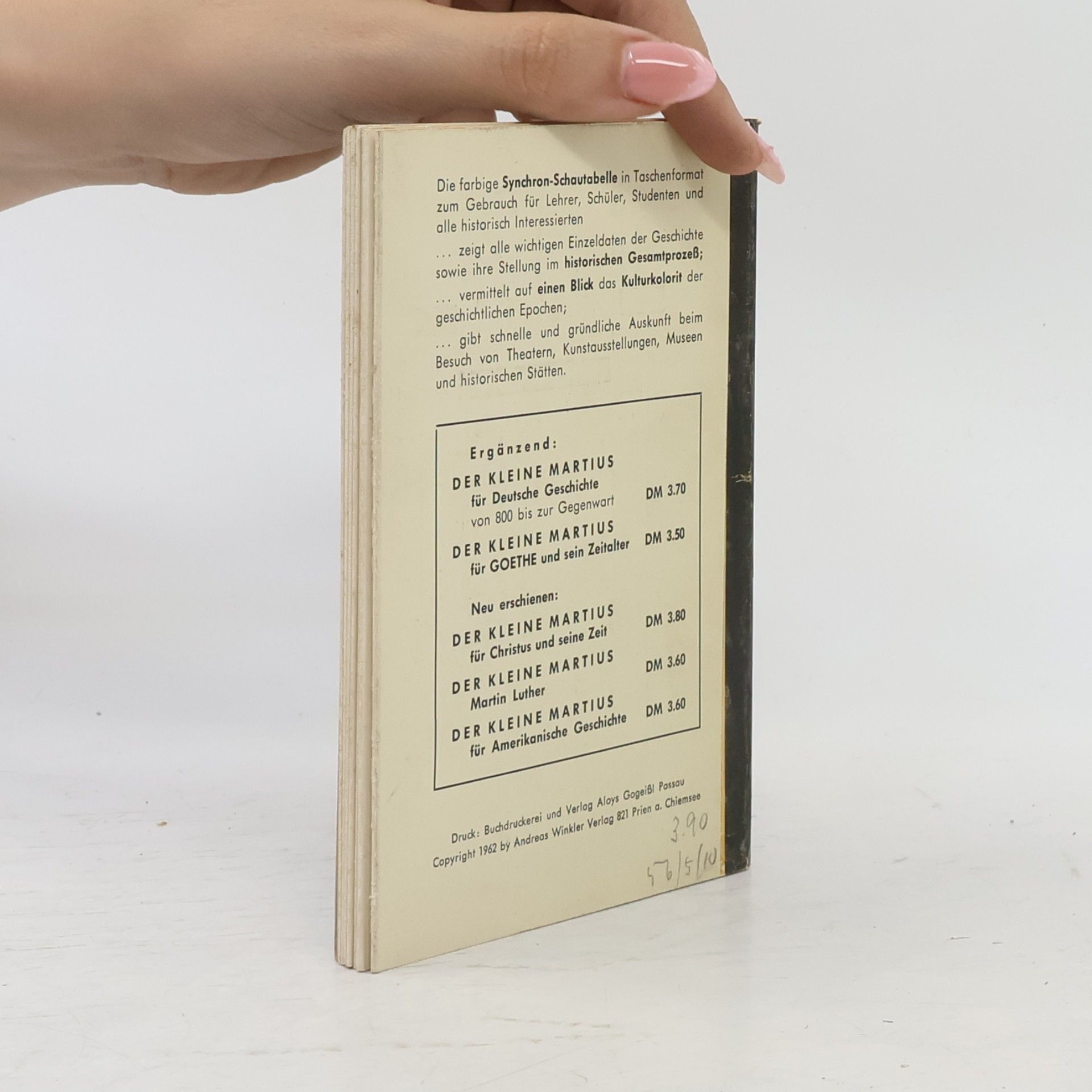 Autorenkollektiv Der kleine Martius für Alte Geschichte von 3000 v. Chr. bis 800 n. Chr.