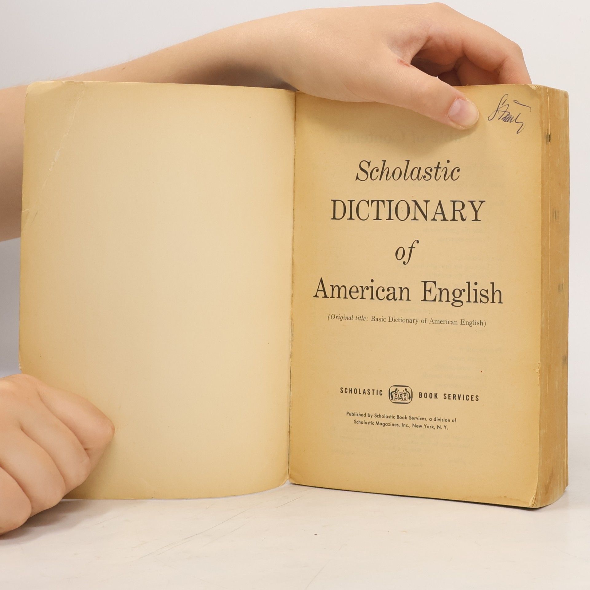 Various authors Scholastic Dictionary of American English