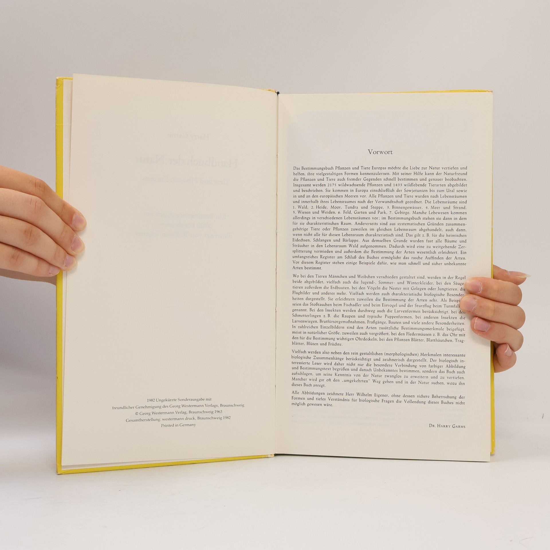 Harry Garms Handbuch der Natur