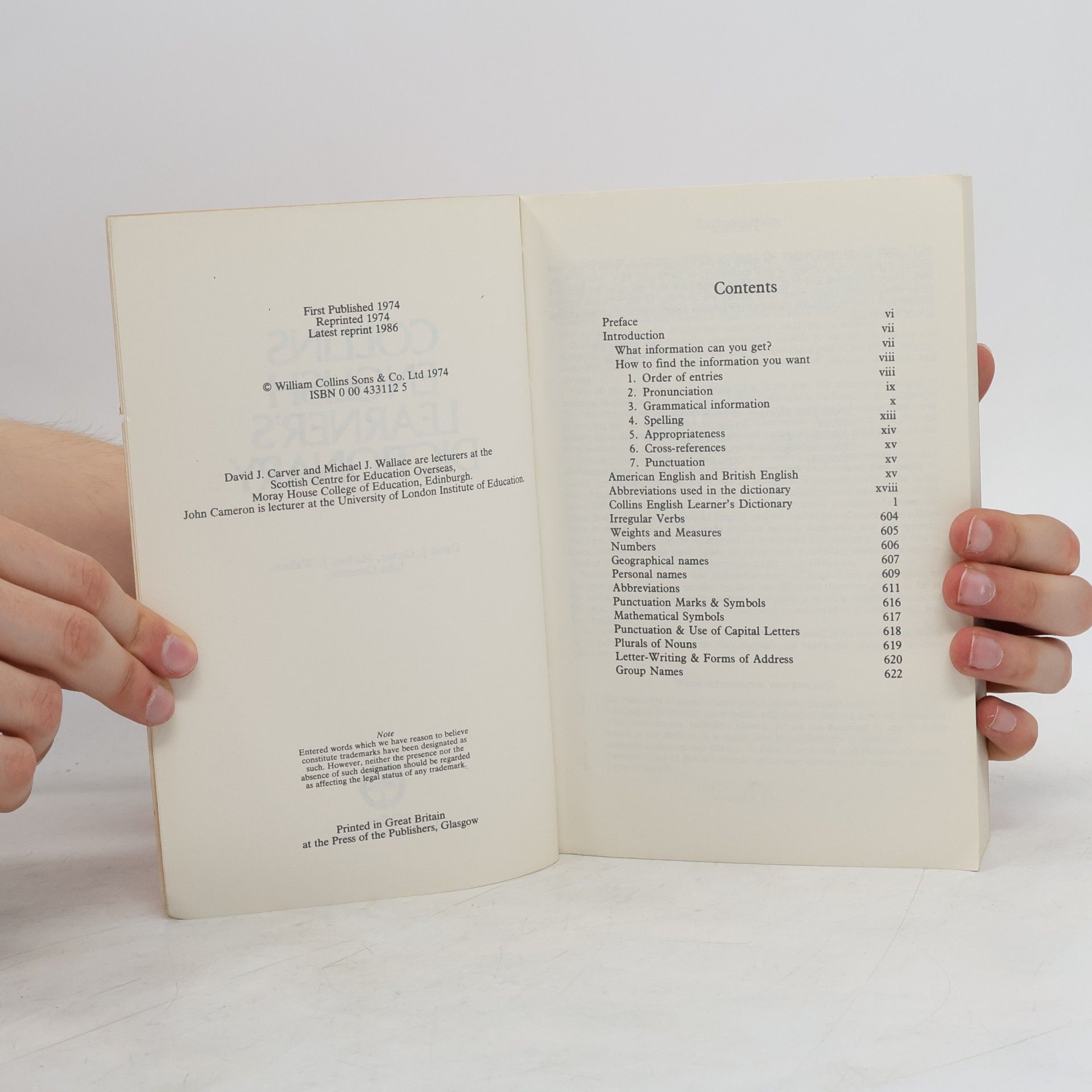 David J Carver English Learners Dictionary