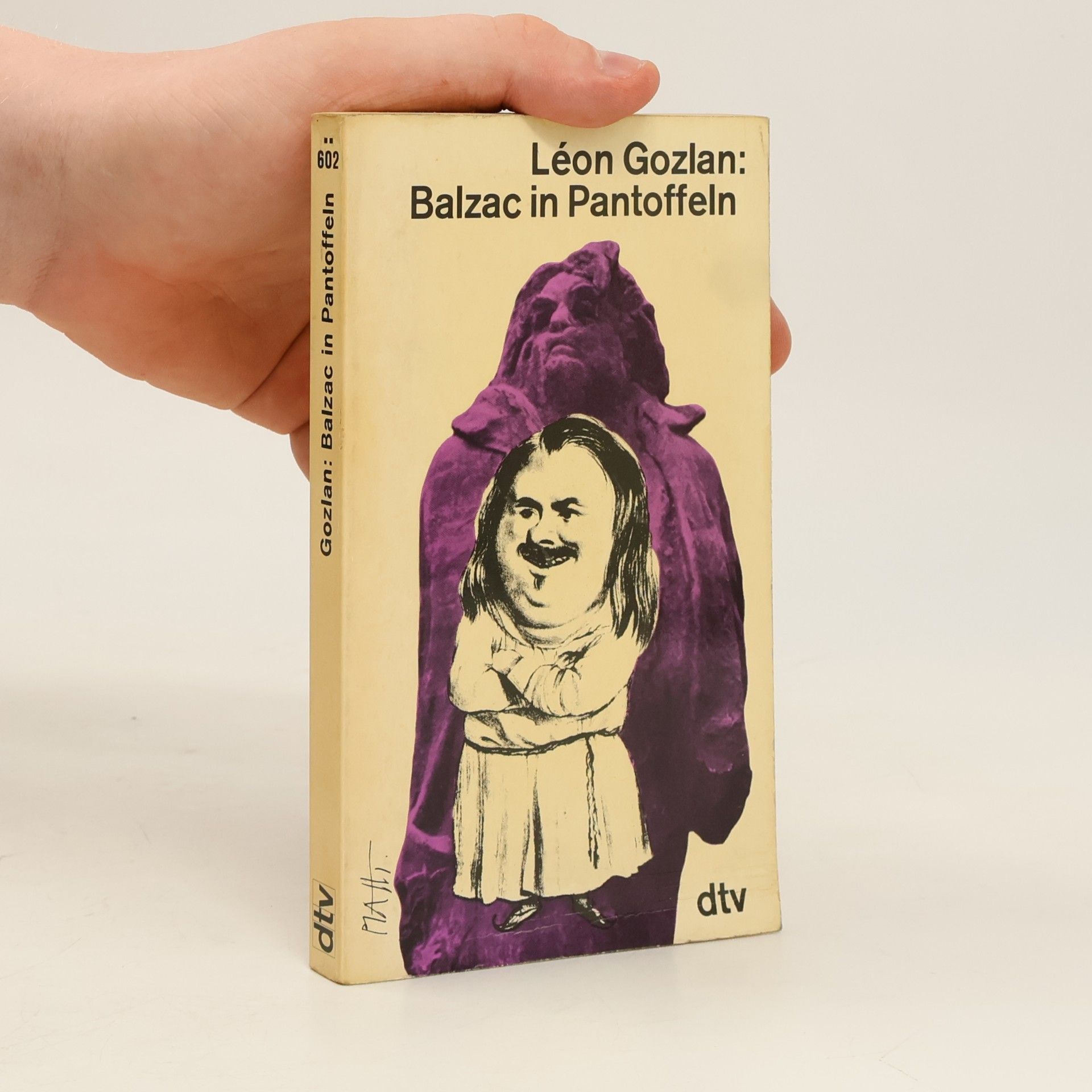 Léon Gozlan Balzac in Pantoffeln