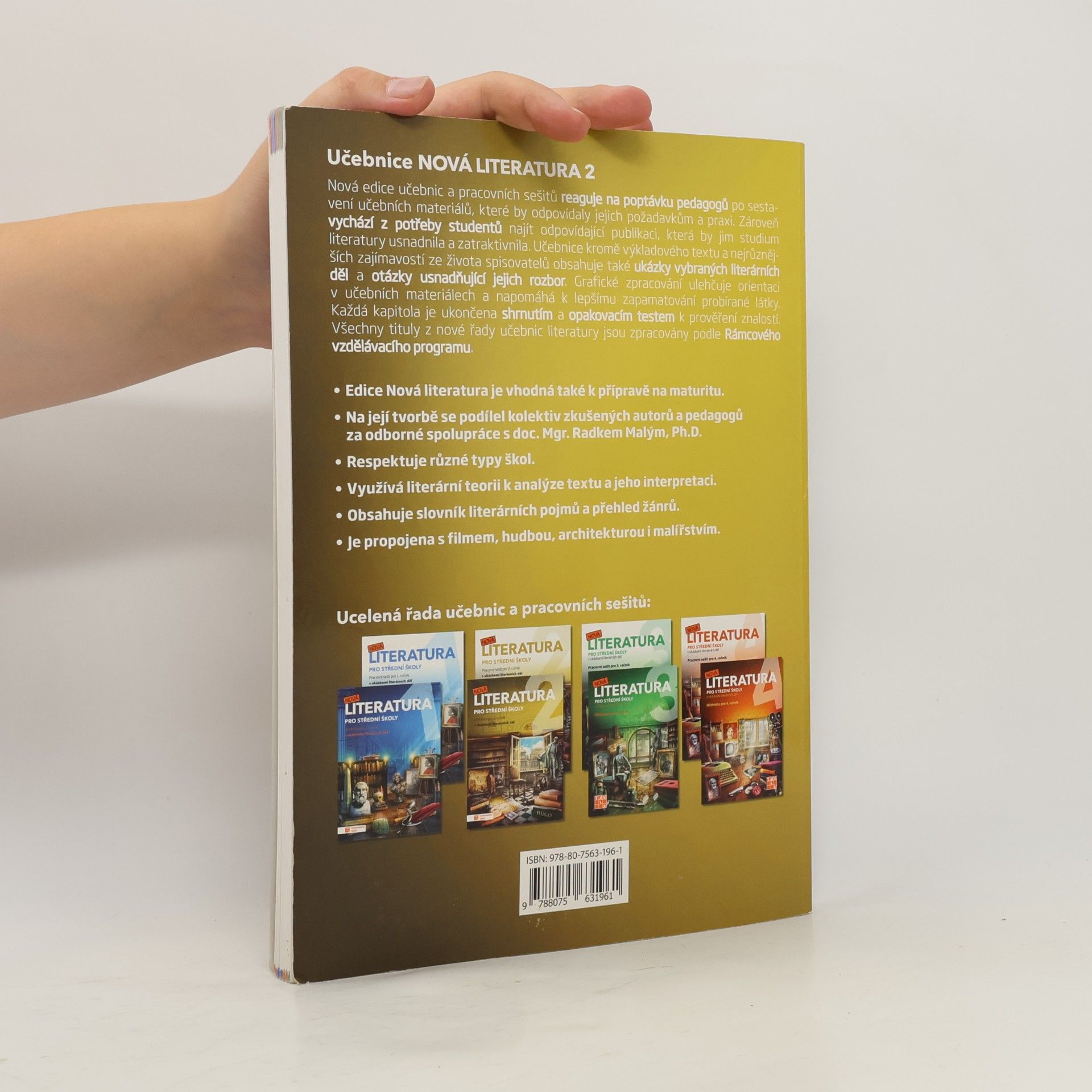 Various authors Nová literatura pro střední školy. Učebnice pro 2. ročník s ukázkami literárních děl