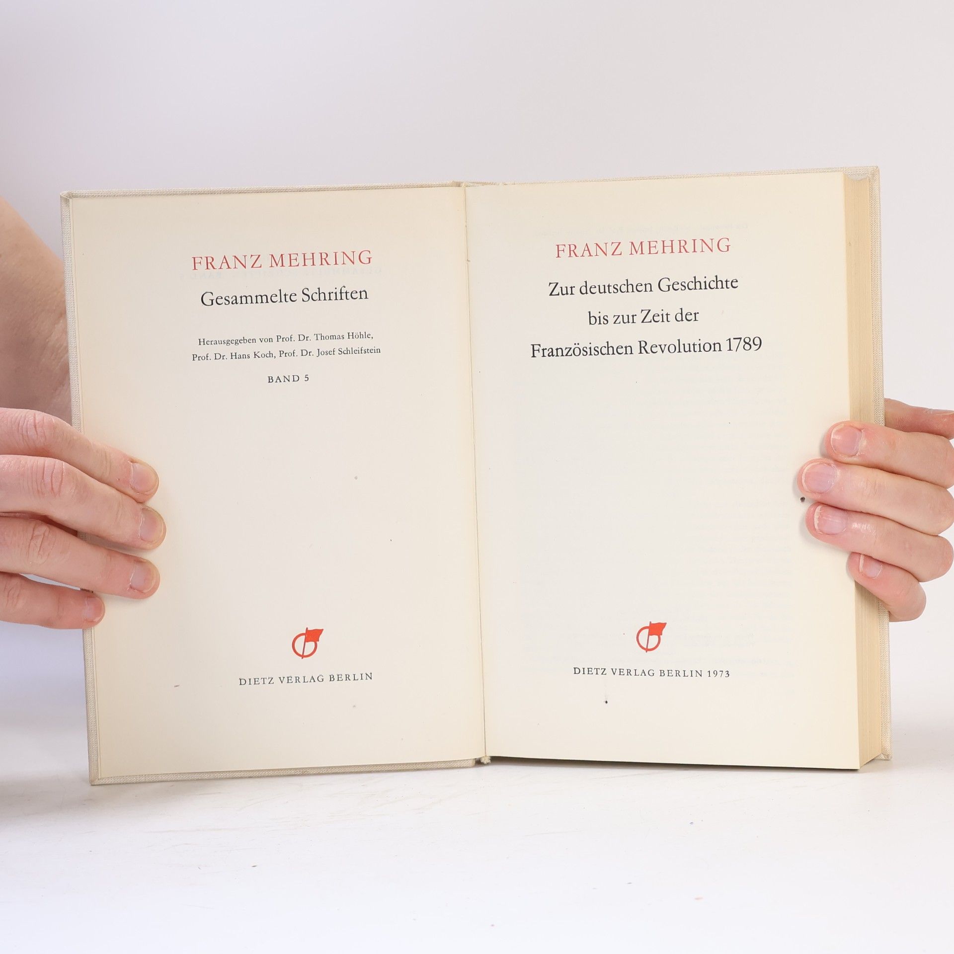 Franz Mehring Zur deutschen Geschichte