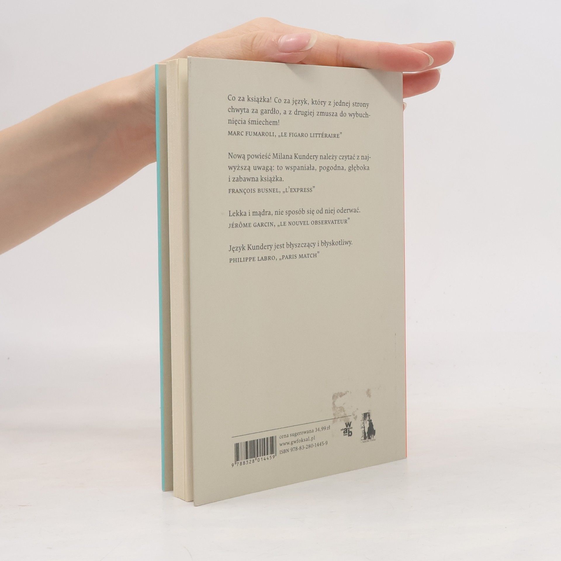 Milan Kundera Święto nieistotności