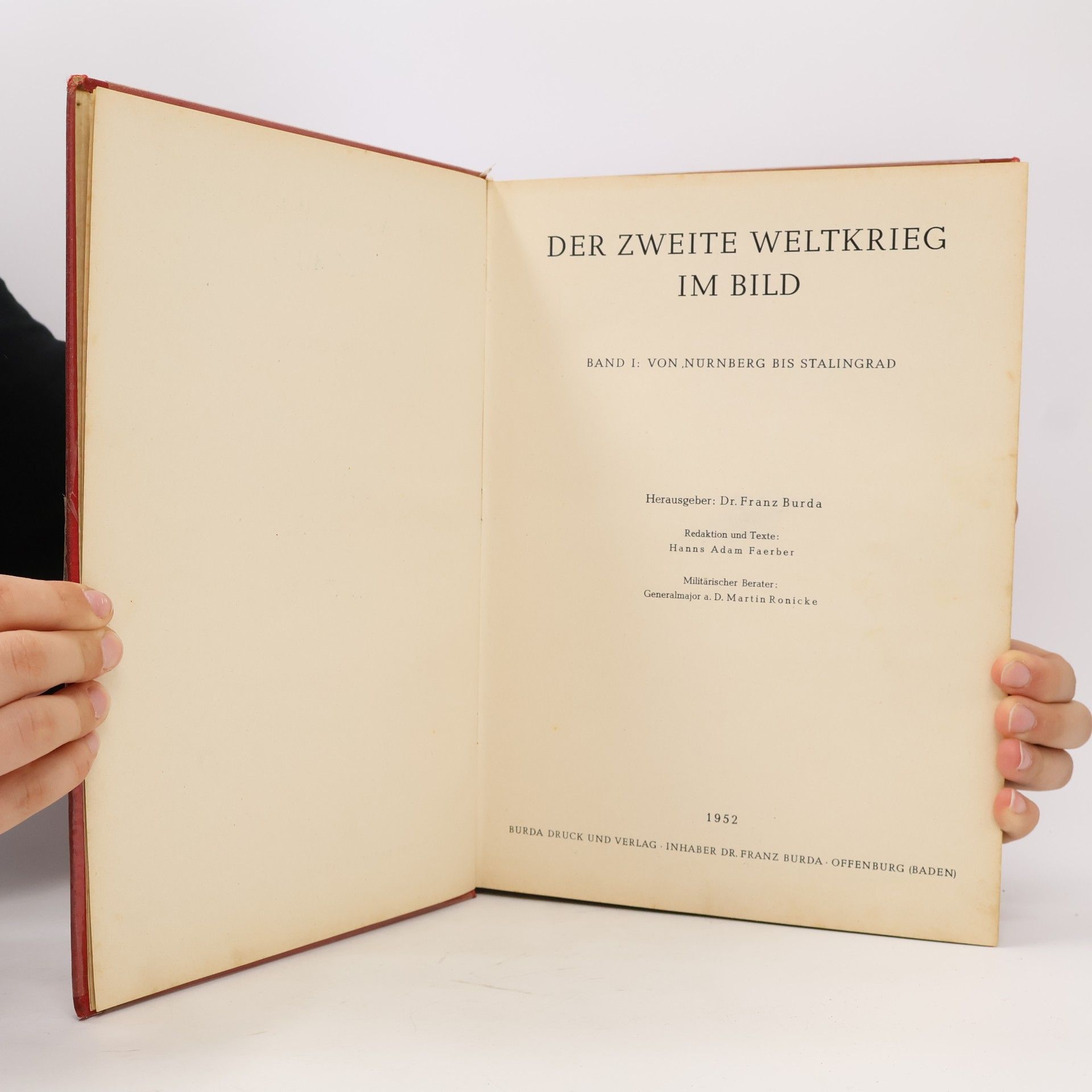 Autores varios Der zweite Weltkrieg im Bild. Band 1