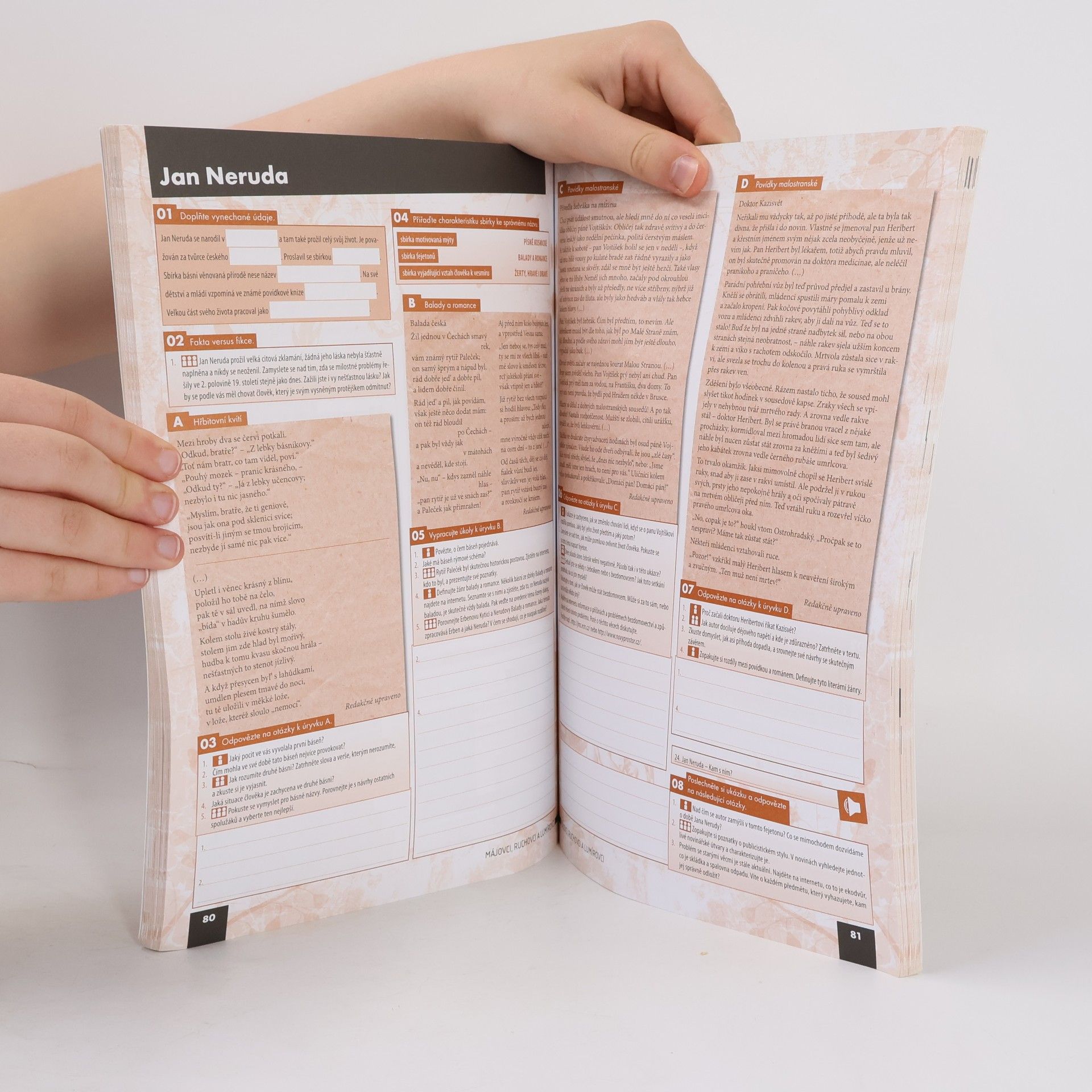 Autorenkollektiv Literatura pro 2. ročník středních škol. Pracovní sešit