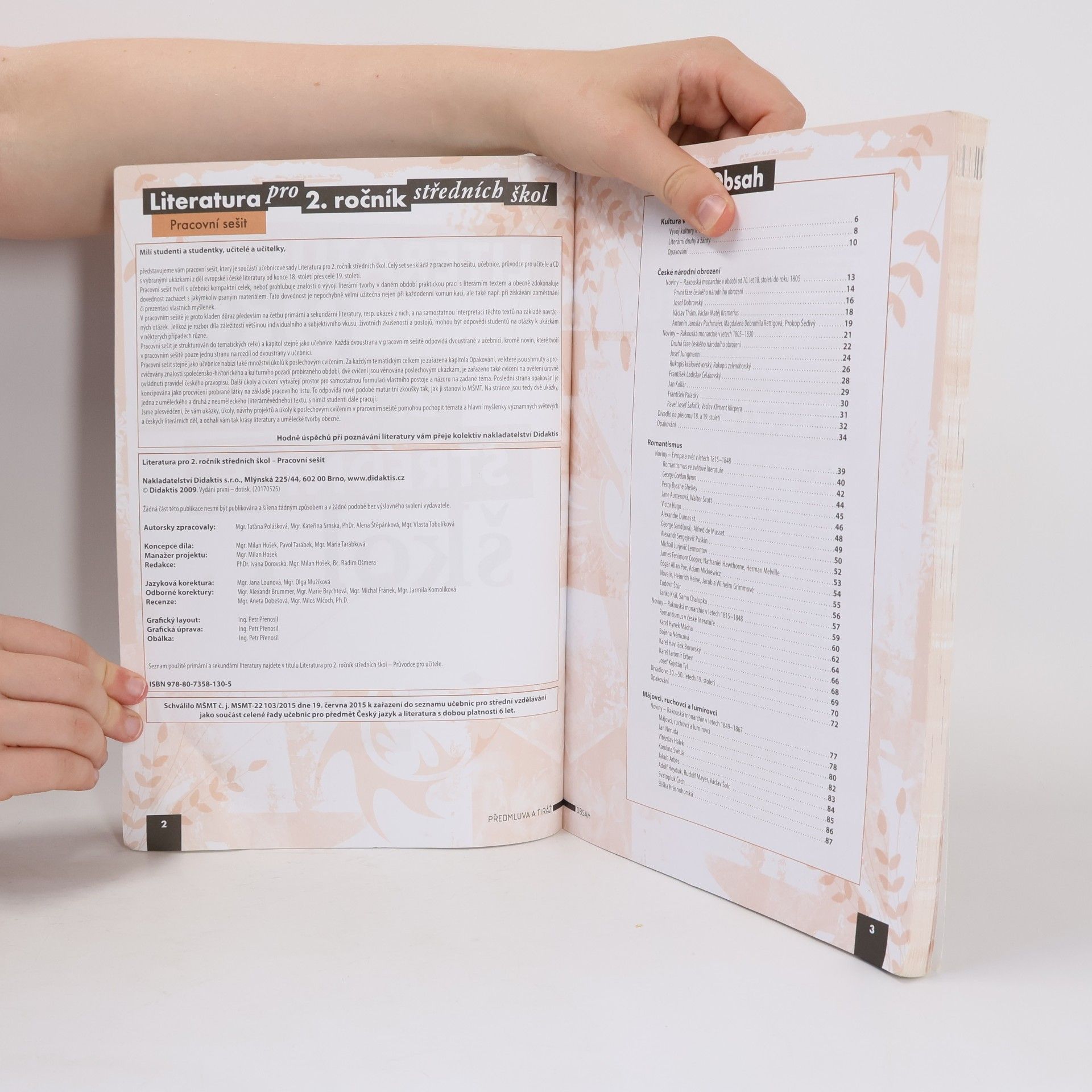 Autorenkollektiv Literatura pro 2. ročník středních škol. Pracovní sešit