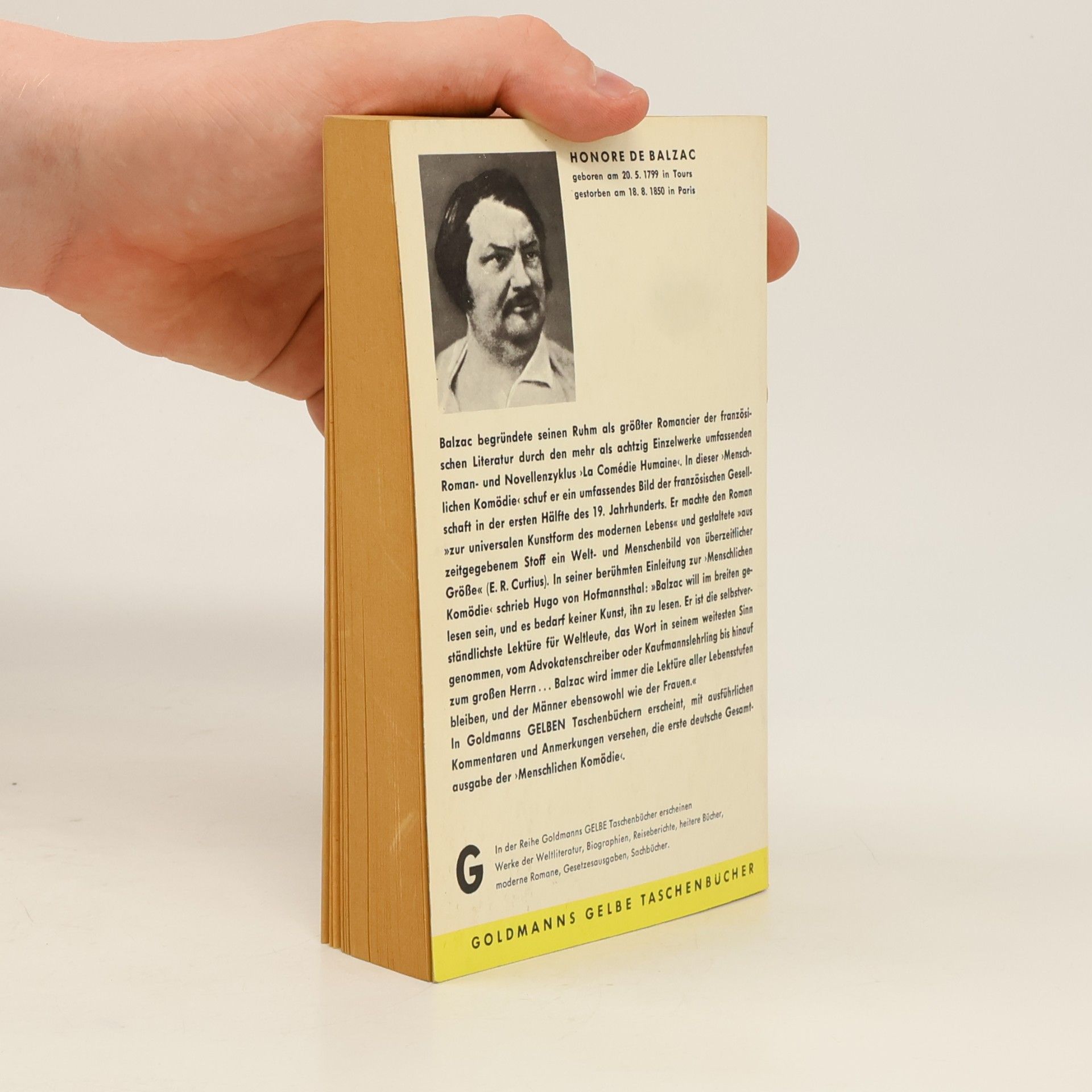 Honoré de Balzac Ein großer Mann aus der Provinz in Paris