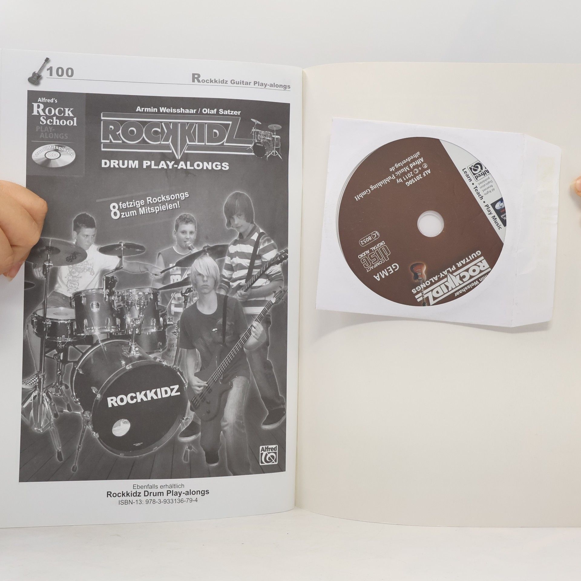 Armin Weisshaar Alfred's Rock School: Rockkidz Guitar Play-alongs
