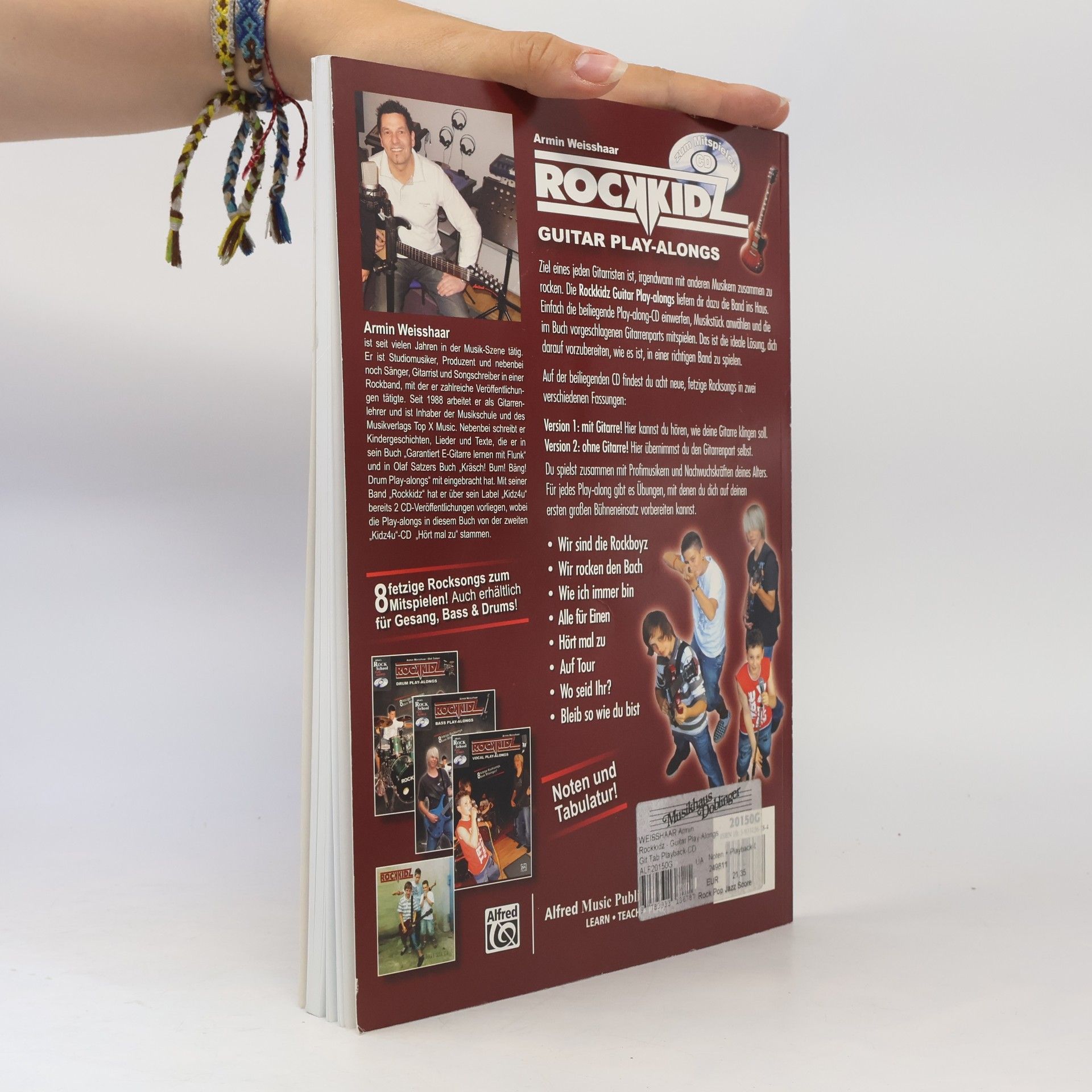 Armin Weisshaar Alfred's Rock School: Rockkidz Guitar Play-alongs