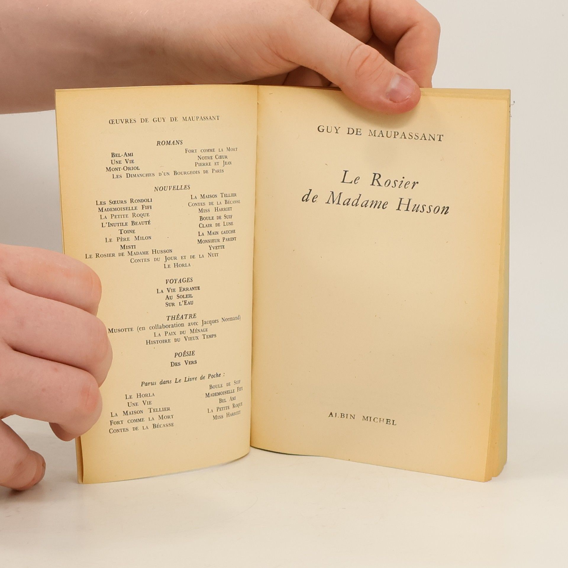 Guy de Maupassant Le Rosier de Madame Husson
