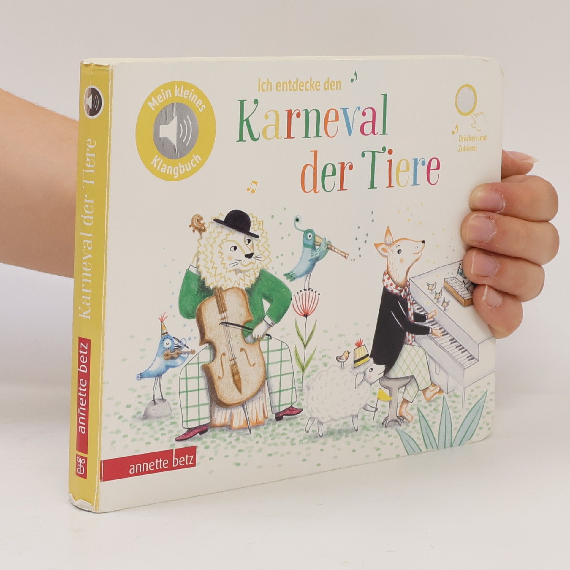 Delphine Renon Ich entdecke den Karneval der Tiere (Pappbilderbuch mit Sound)