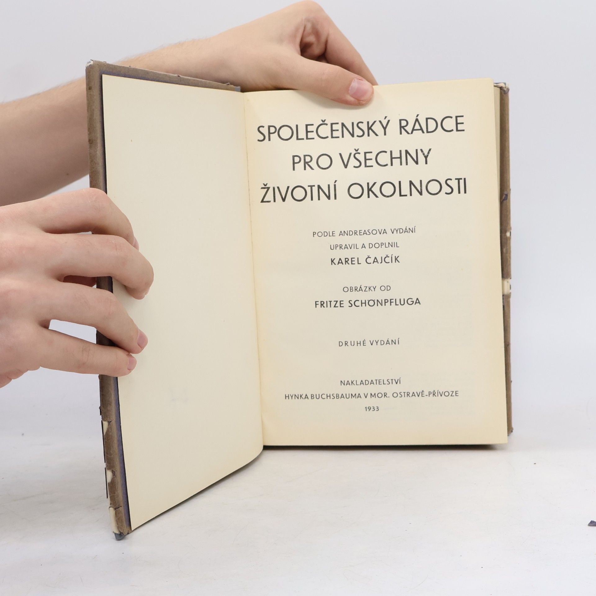 Karel Čajčík Společenský rádce pro všechny životní okolnosti
