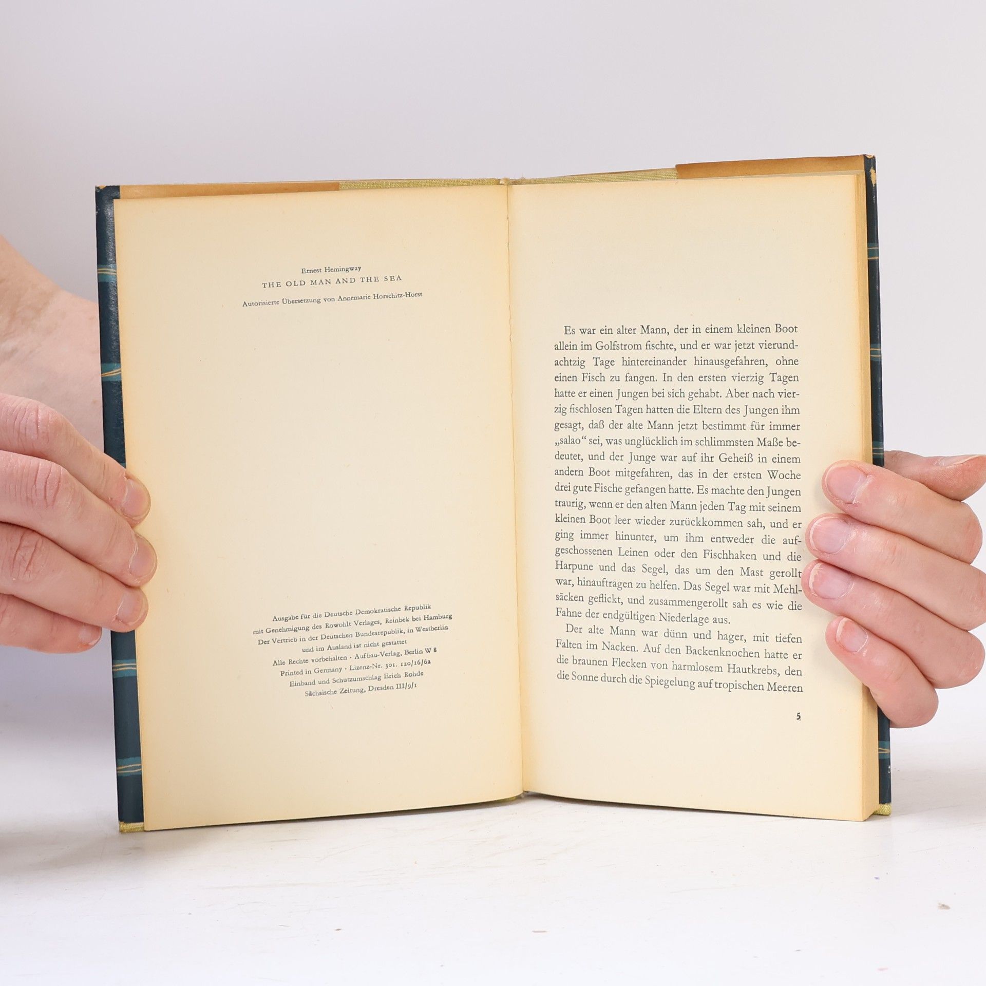 Ernest Hemingway Der alte Mann und das Meer