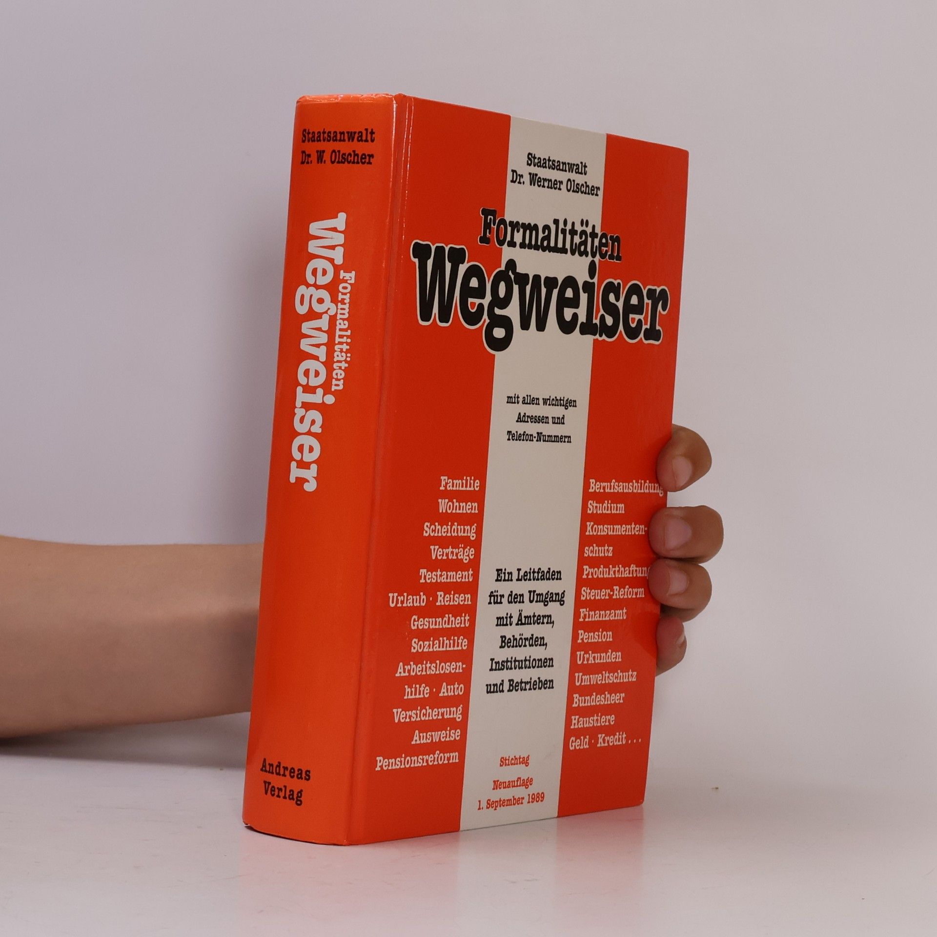 Werner Olscher Formalitäten-Wegweiser