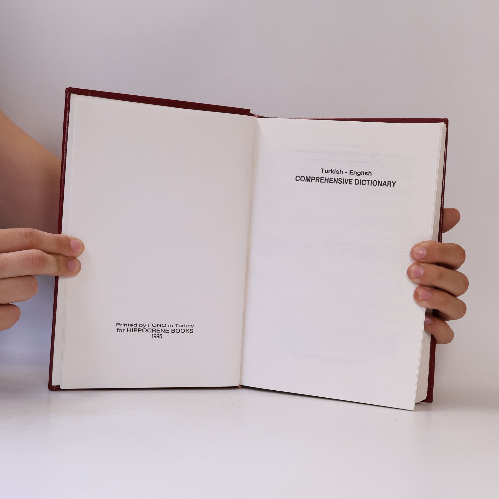 Ali Bayram Turkish - English Comprehensive Dictionary