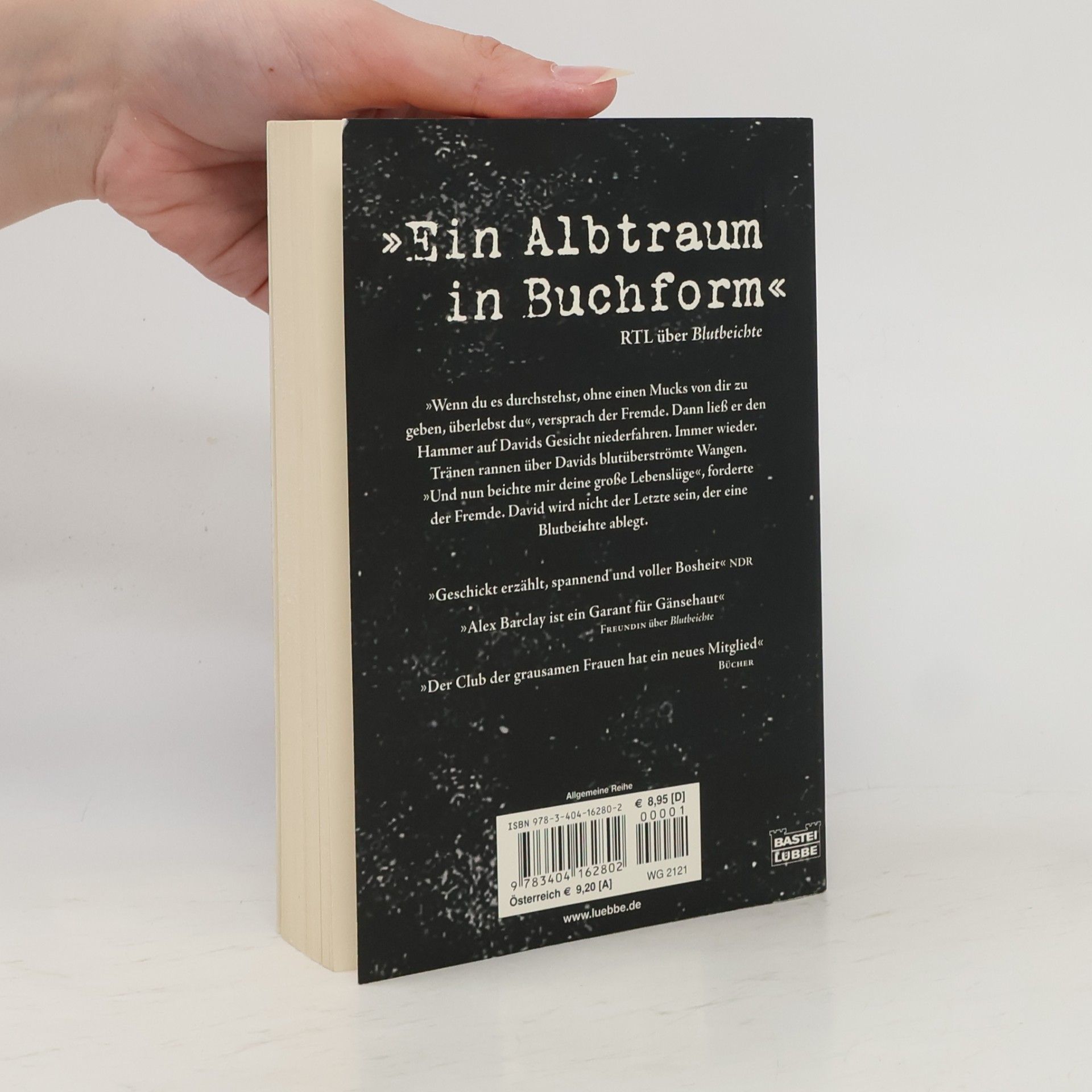 Alex Barclay Blutbeichte