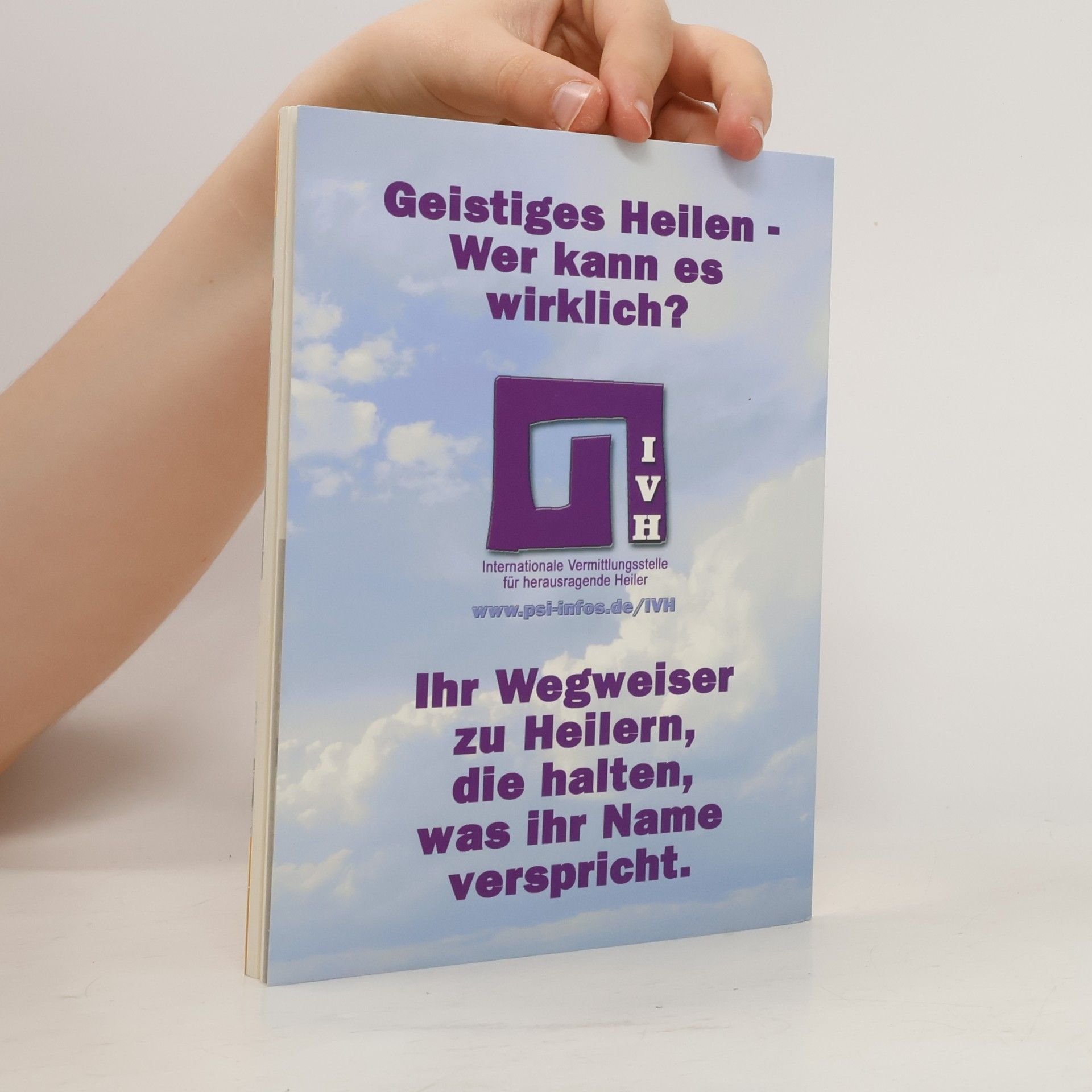 Harald Wiesendanger Könner gesucht