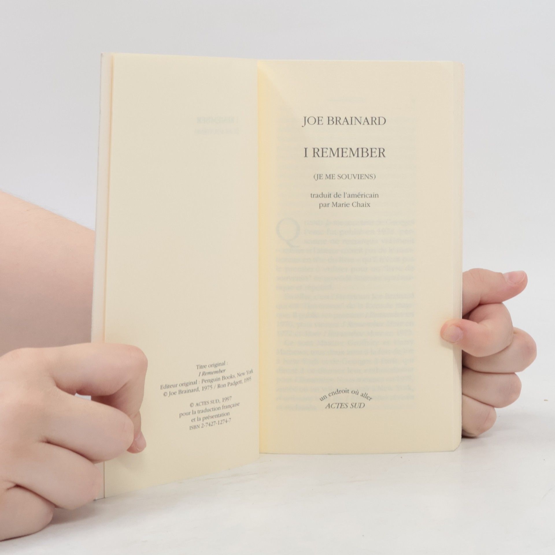 Joe Brainard I Remember